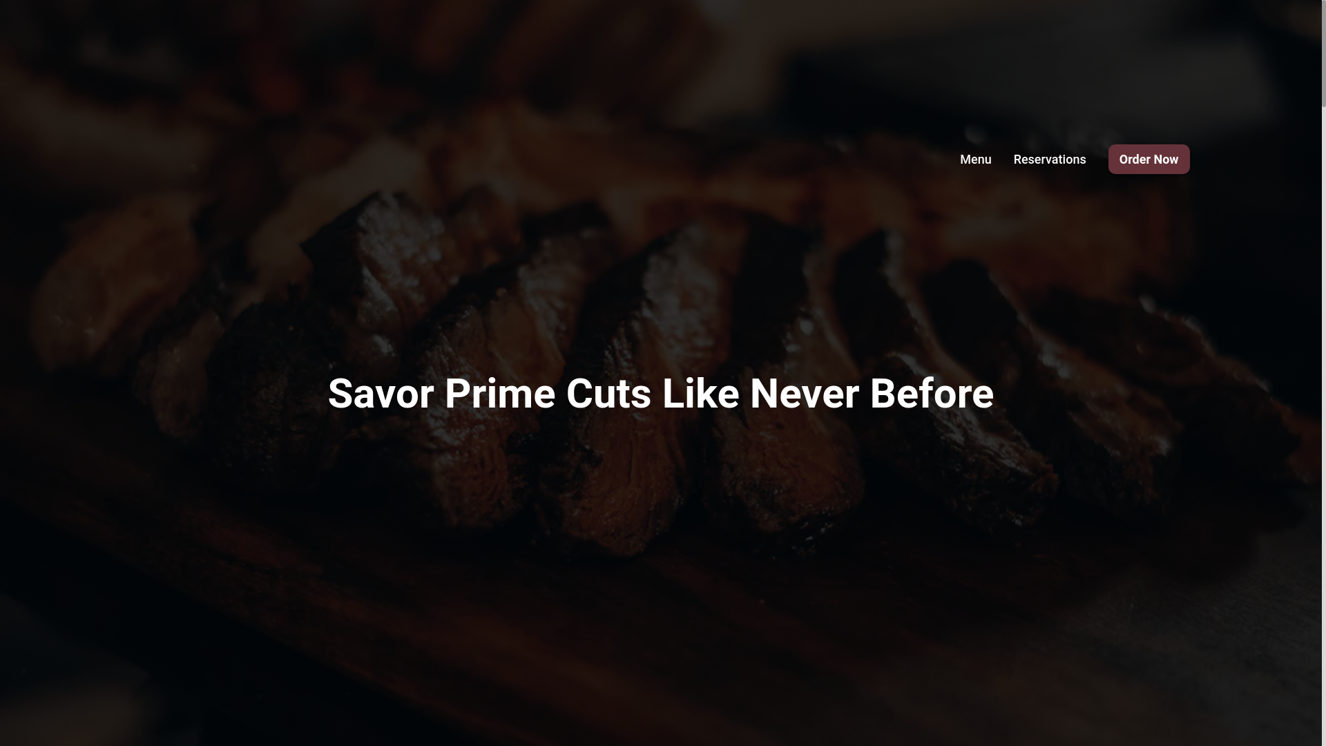 website screenshot of https://crossjcattleprimesteakhouse.com/