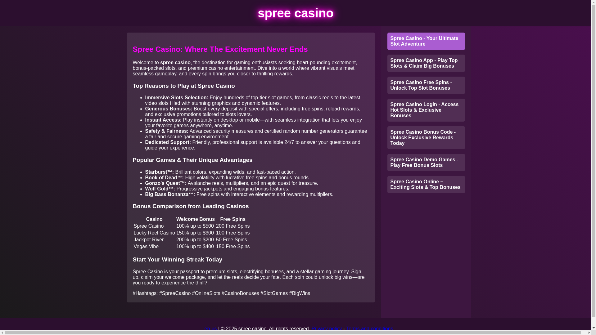website screenshot of https://spree-casinoxhy.pages.dev/