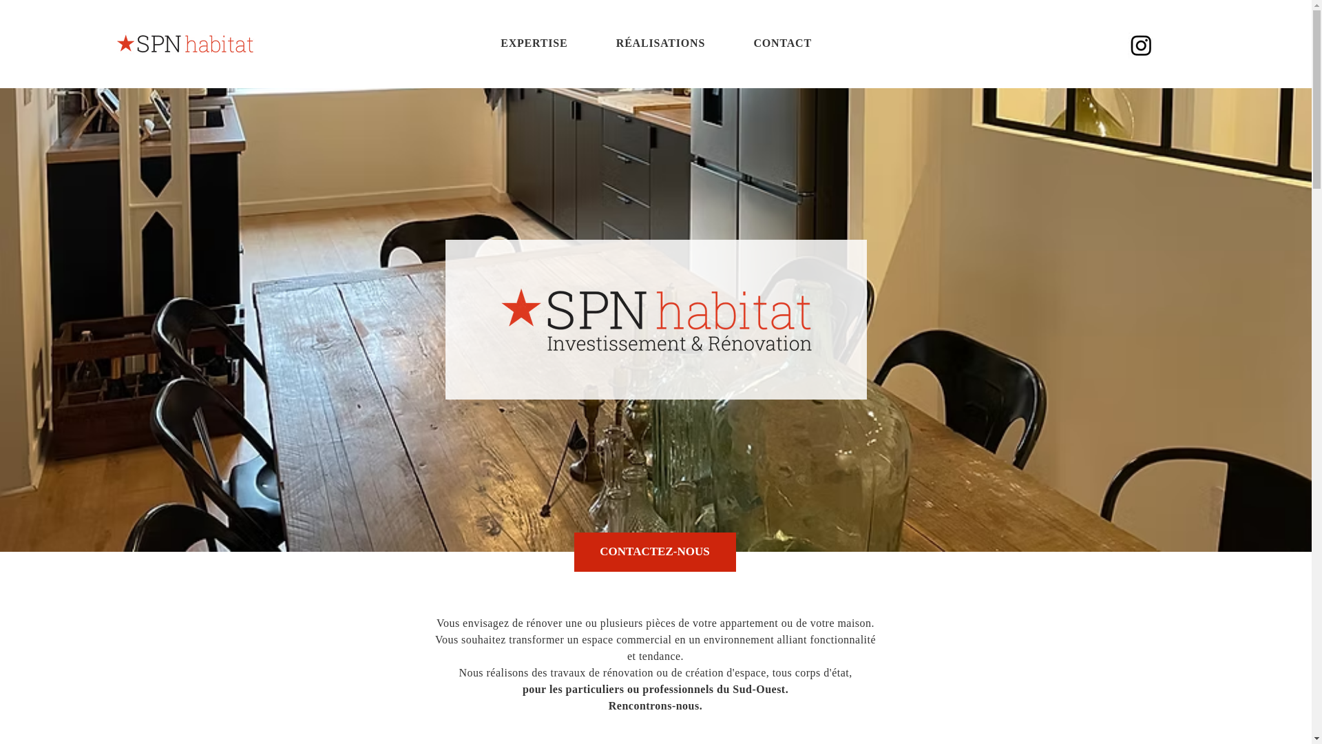 website screenshot of https://spnhabitat.fr/