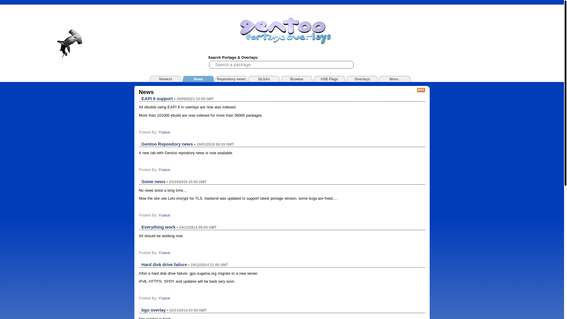 website screenshot of https://gpo.zugaina.org/