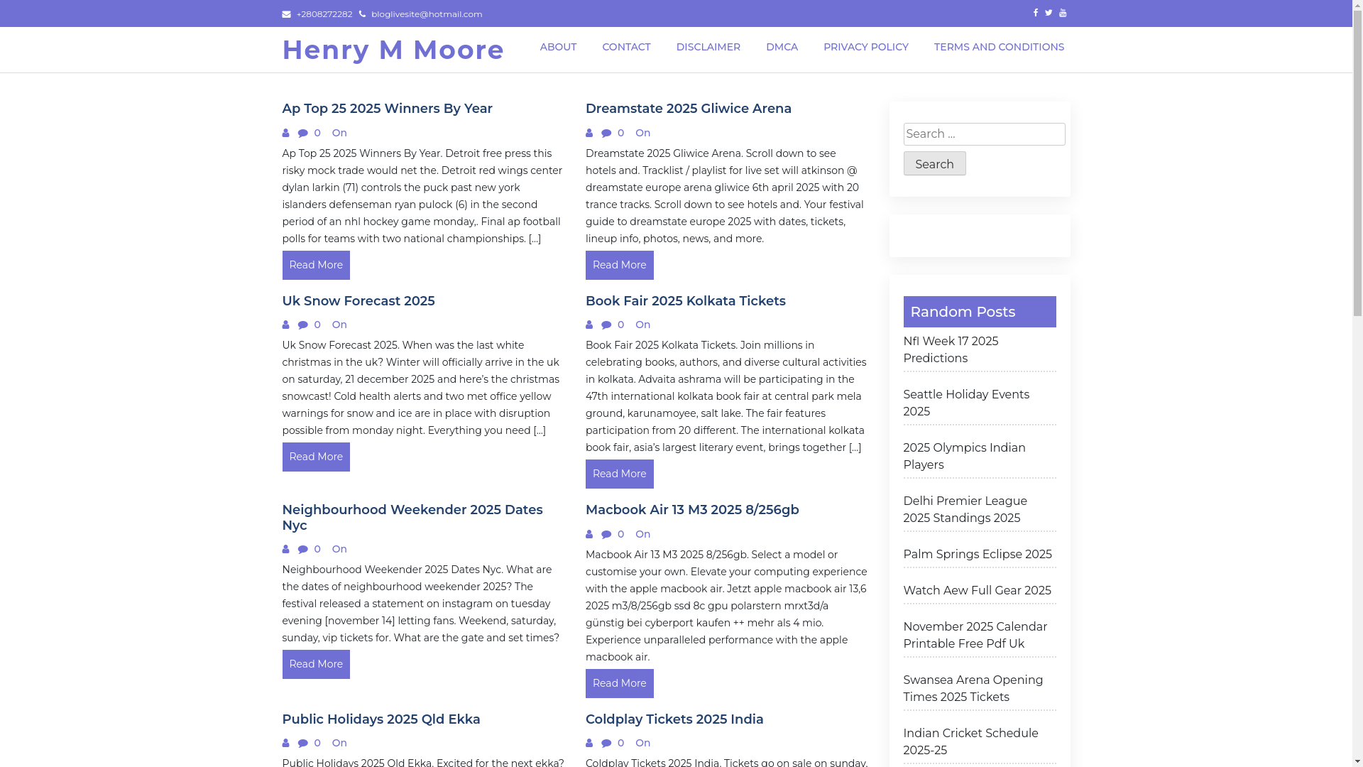 website screenshot of https://henrymmoorej.pages.dev/
