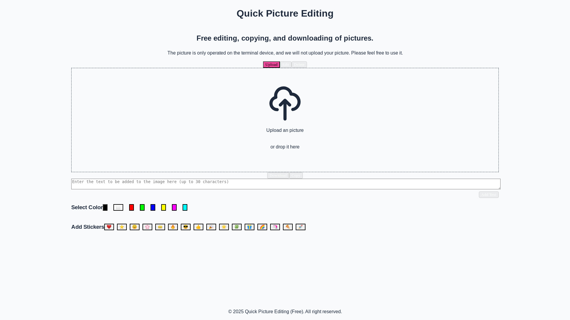 website screenshot of https://pictureplus.art/