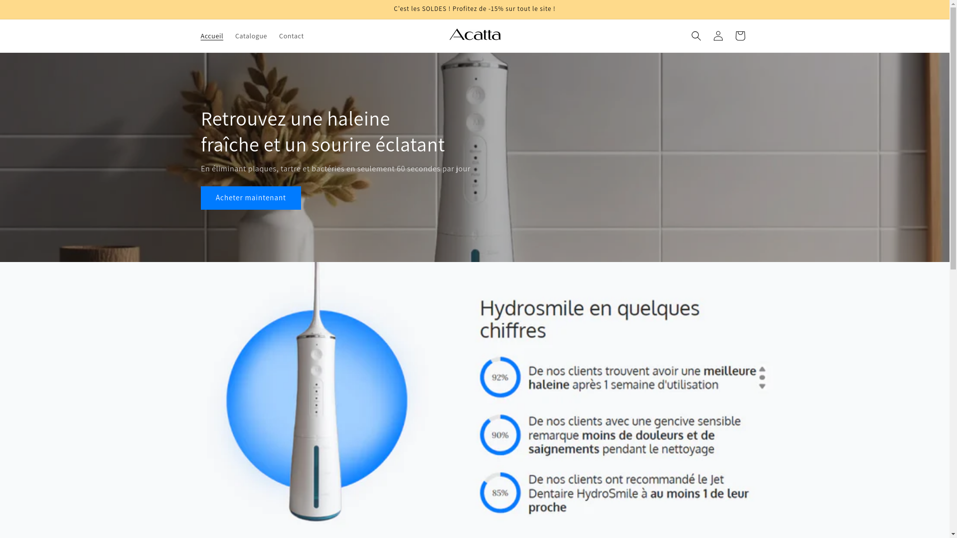 website screenshot of https://acatta.com/