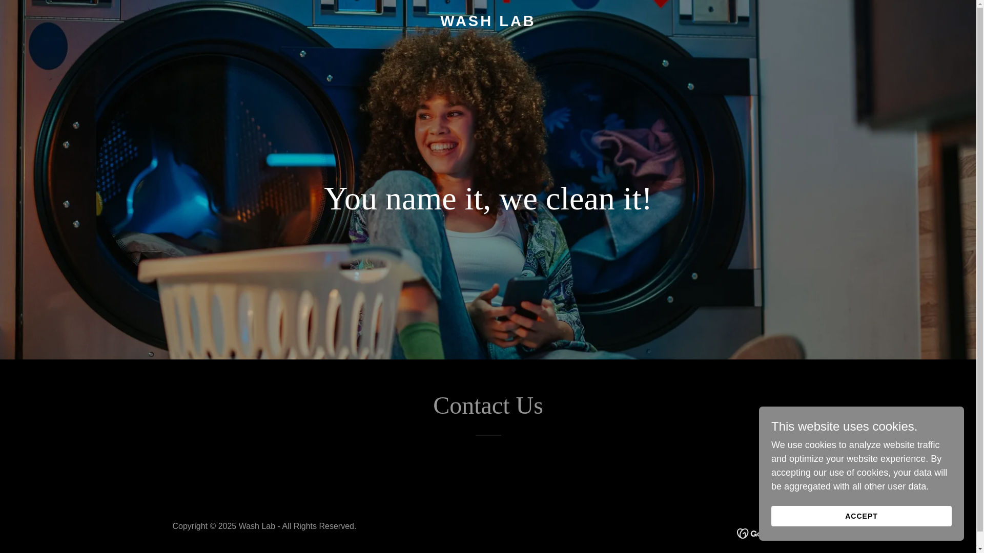 website screenshot of https://washlab.co.in/