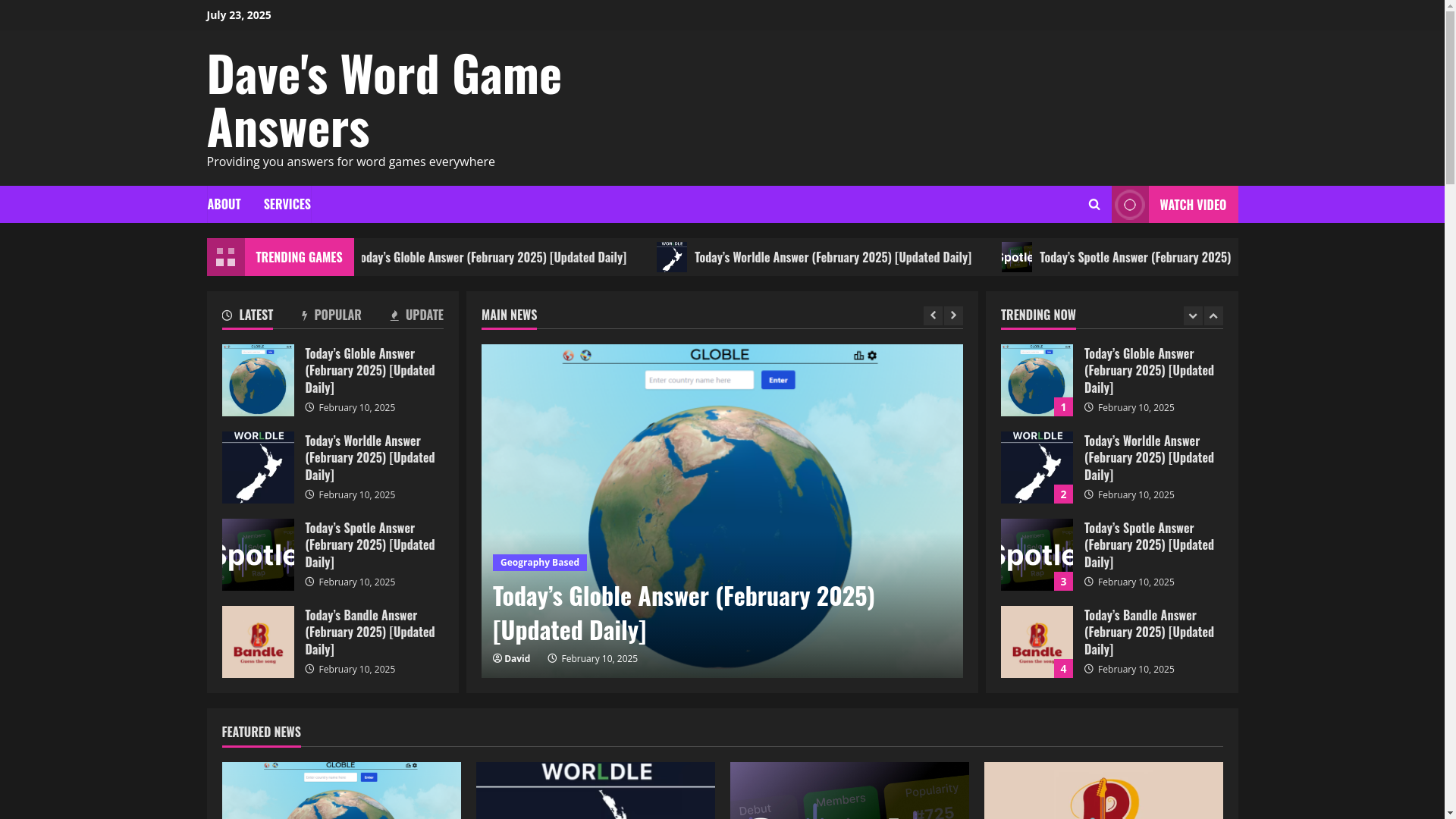 website screenshot of https://gamedari.com/