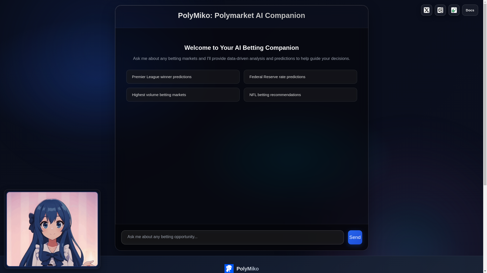 website screenshot of https://polymiko.fun/