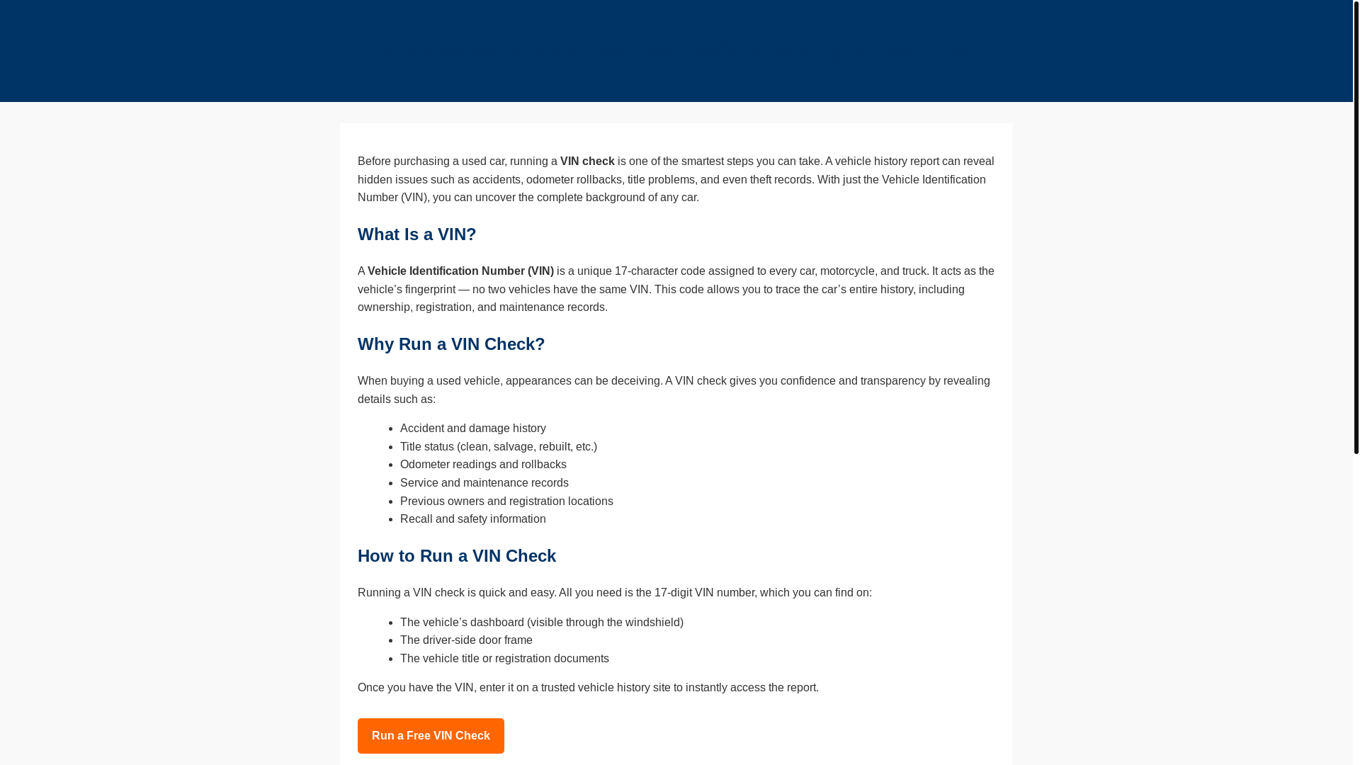website screenshot of https://vincheck.pages.dev/