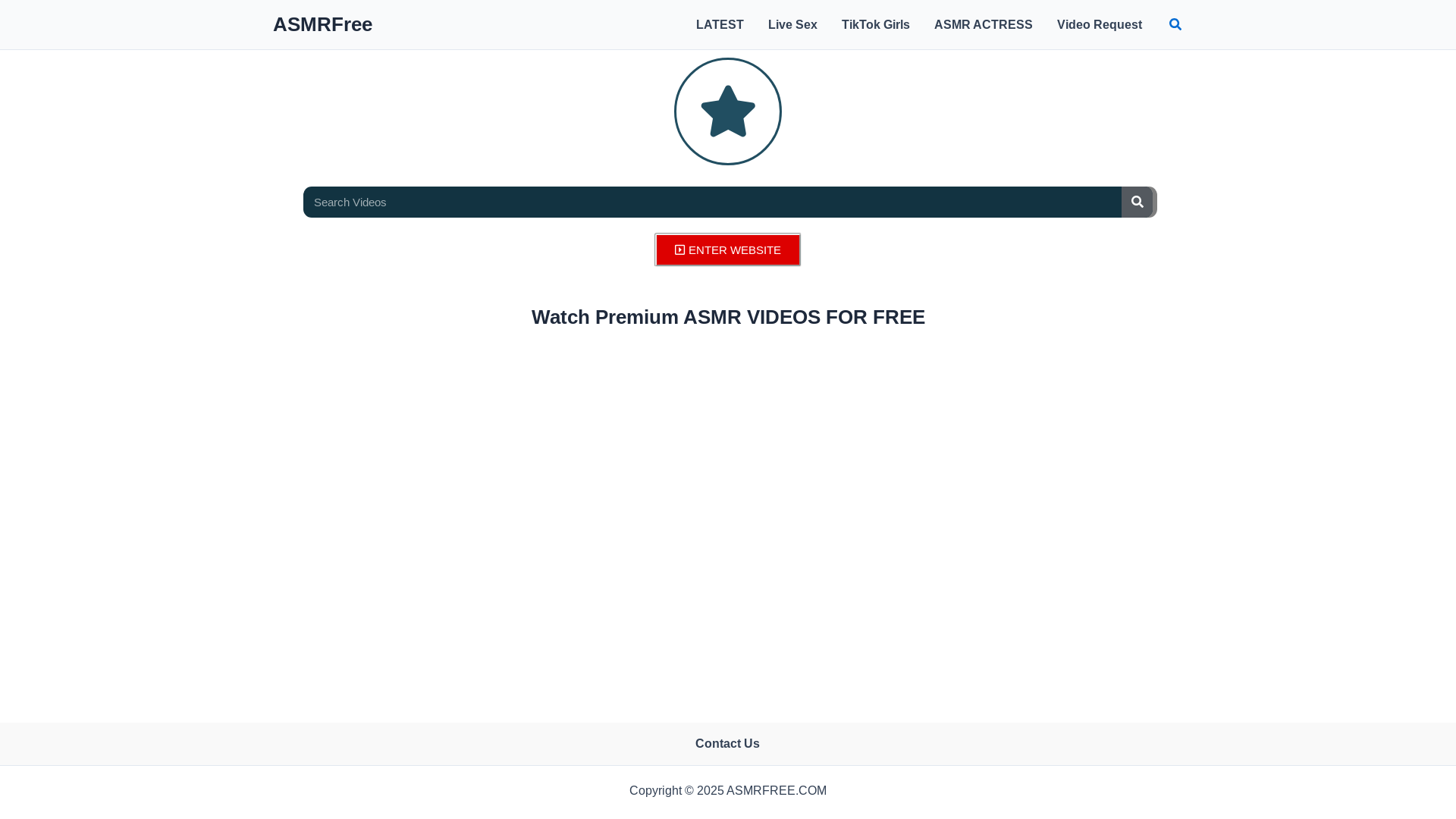 website screenshot of https://asmrfree.com/