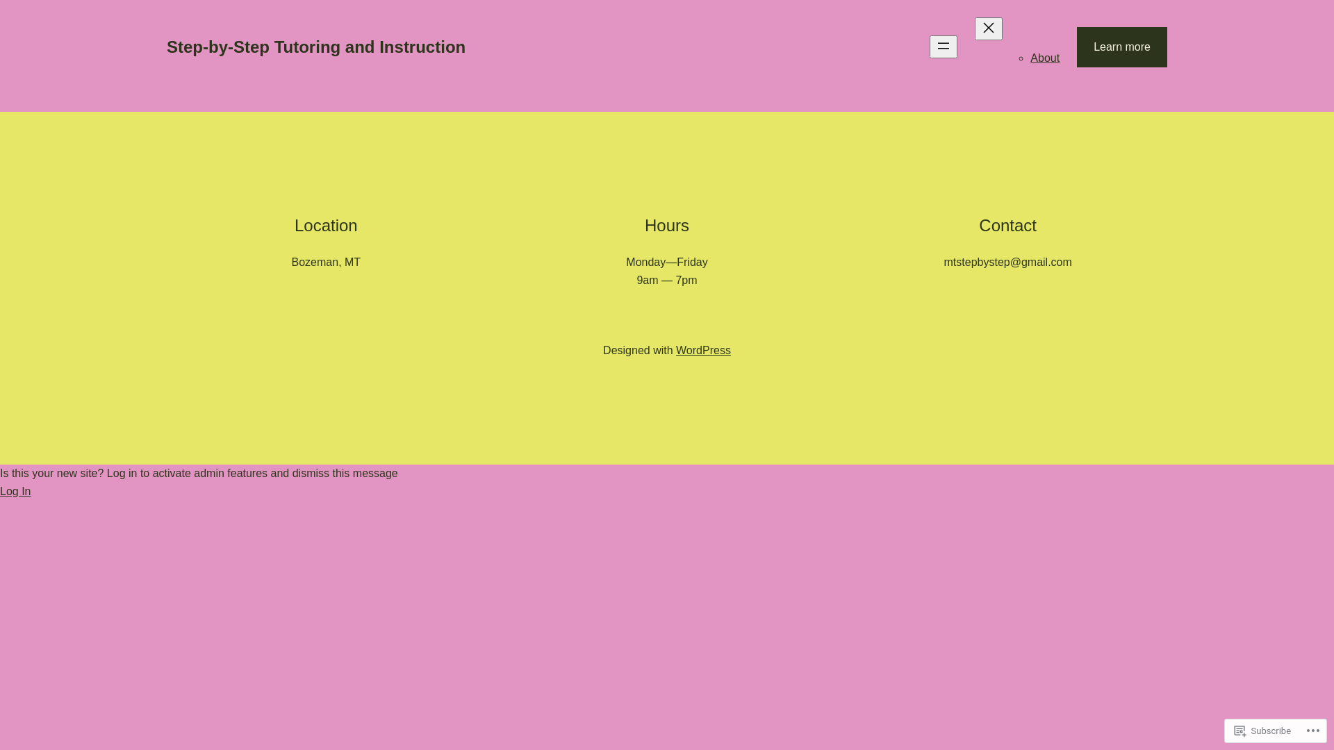website screenshot of https://mtstepbystep.com/