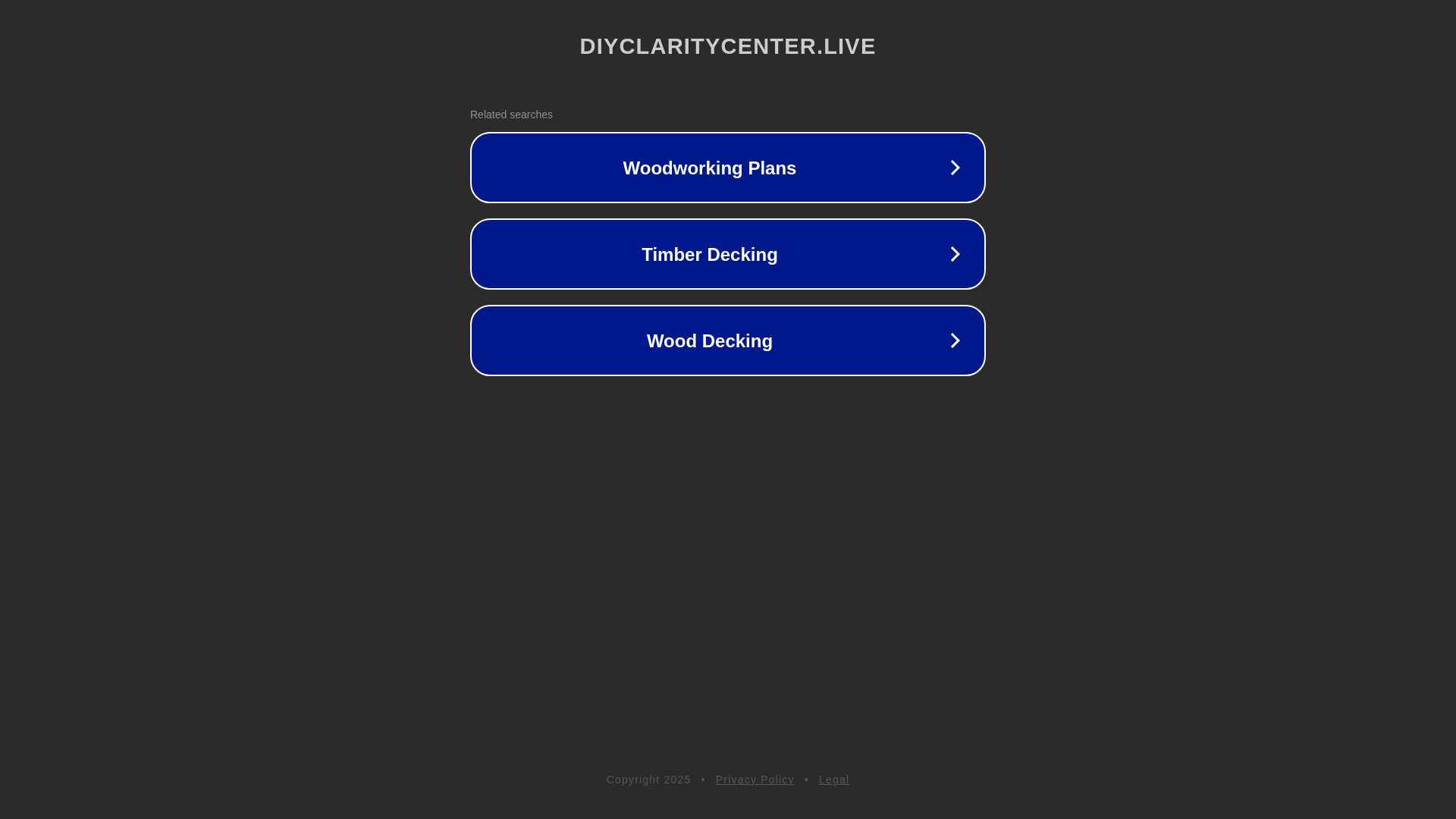 website screenshot of https://diyclaritycenter.live/