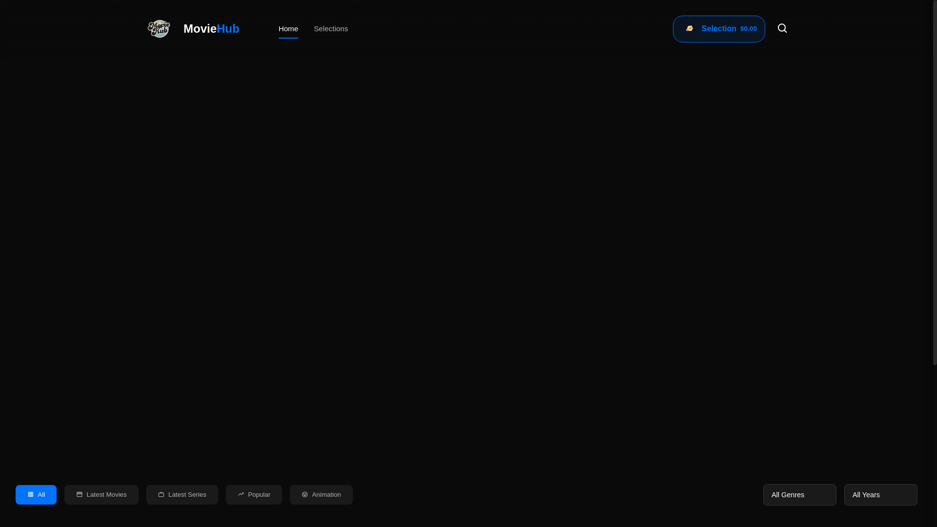 website screenshot of https://moviehub.mv/