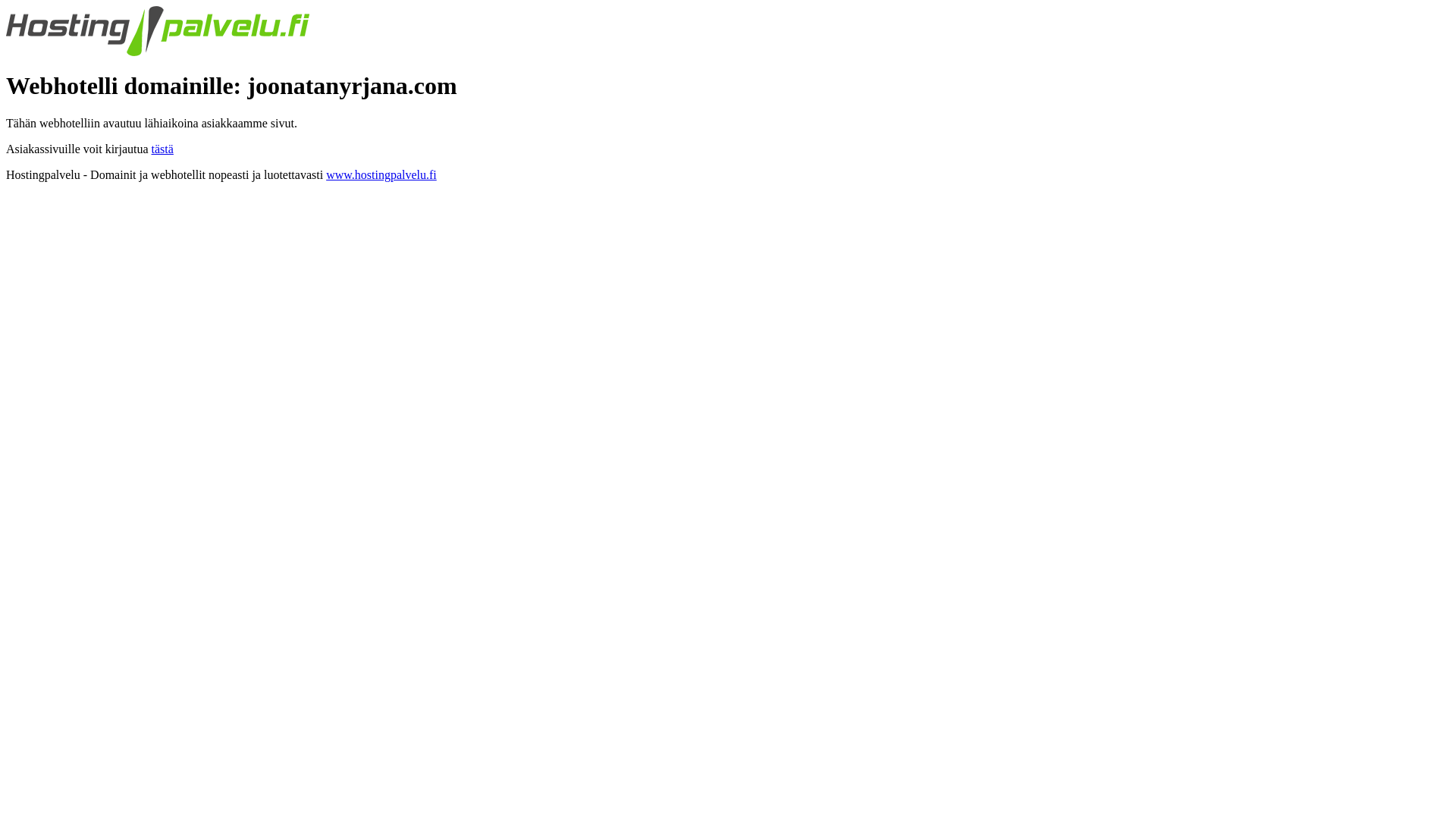 website screenshot of https://joonatanyrjana.com/
