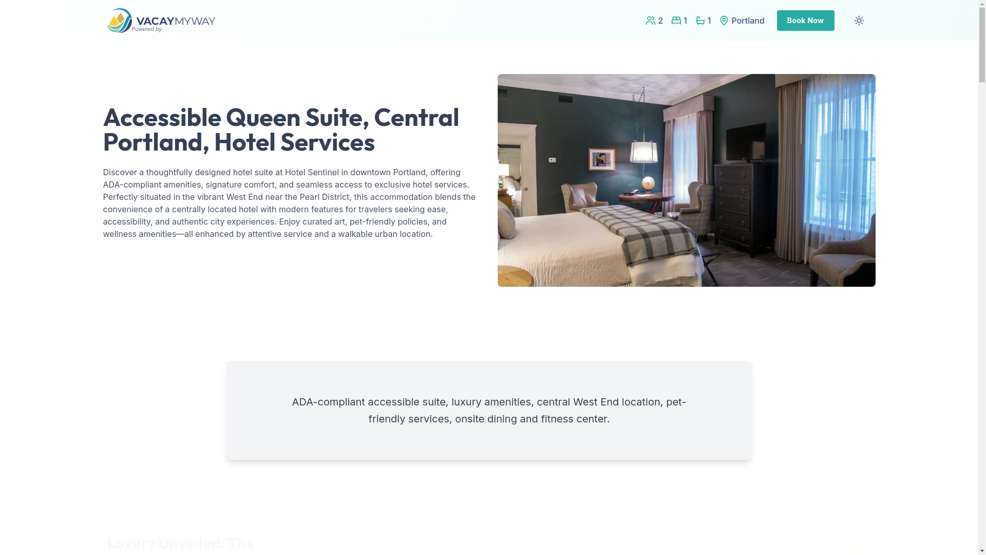 website screenshot of https://westendaccessible.house/