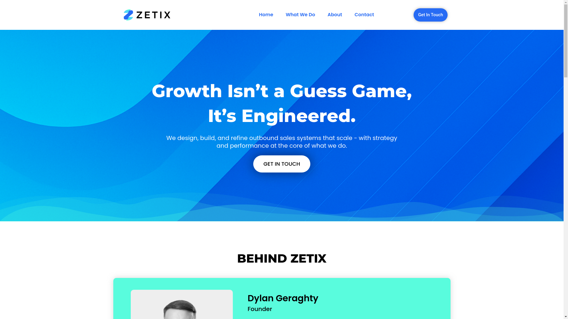 website screenshot of https://zetix-growthconsulting.com/