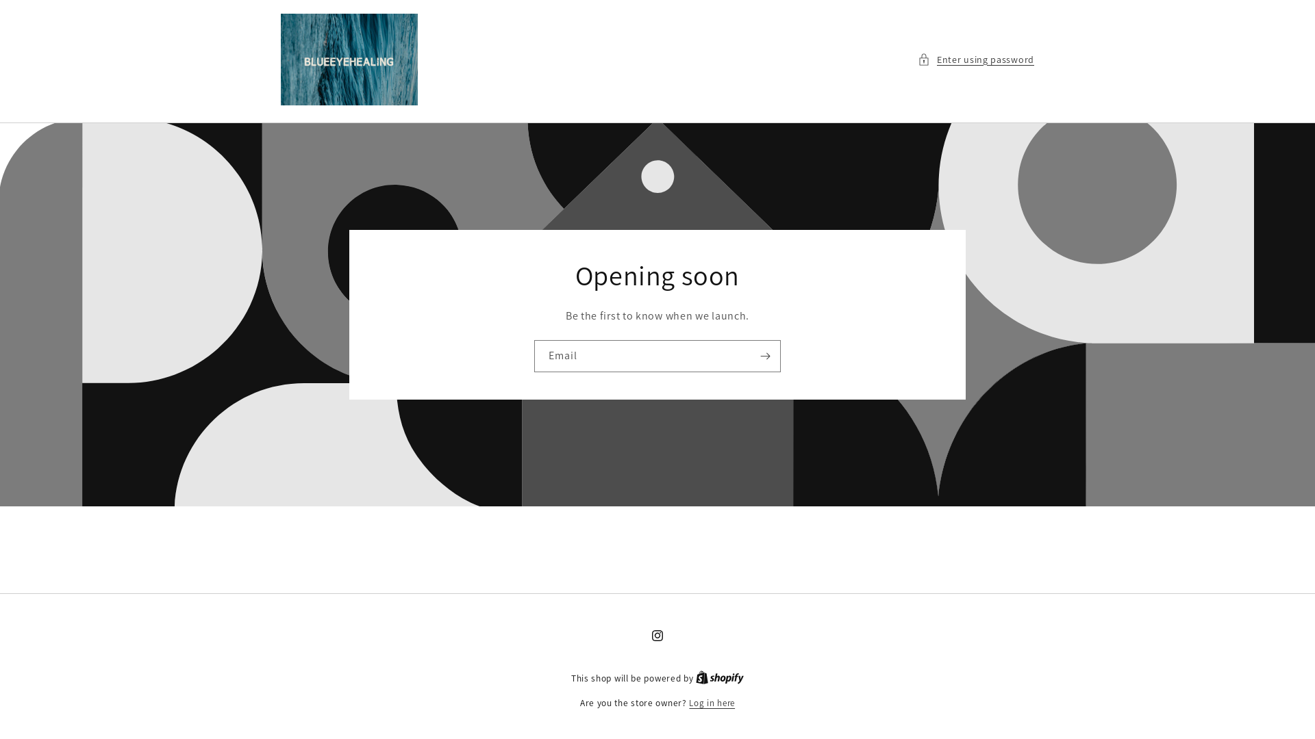 website screenshot of https://blueeyehealing.store/