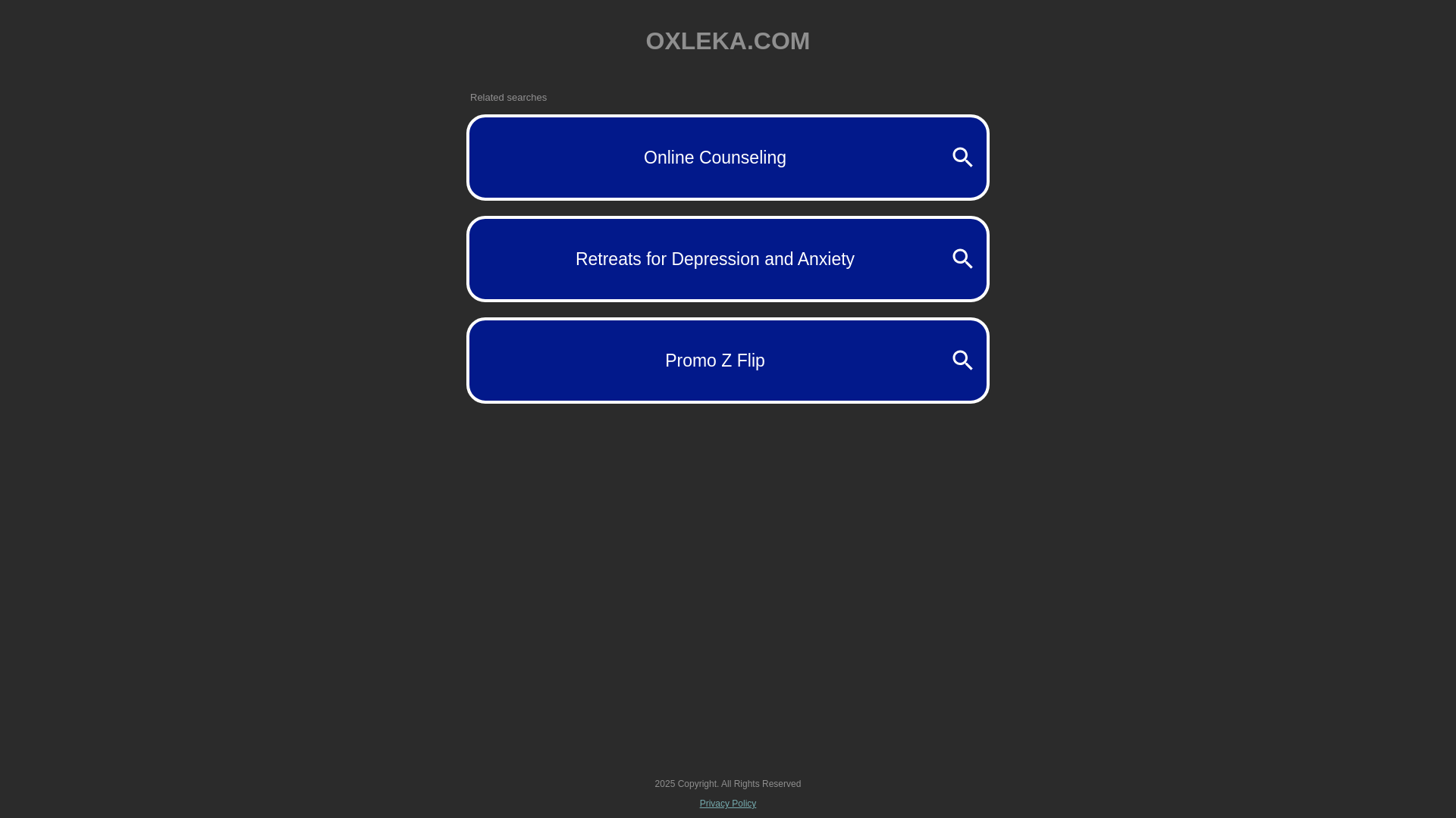 website screenshot of https://oxleka.com/