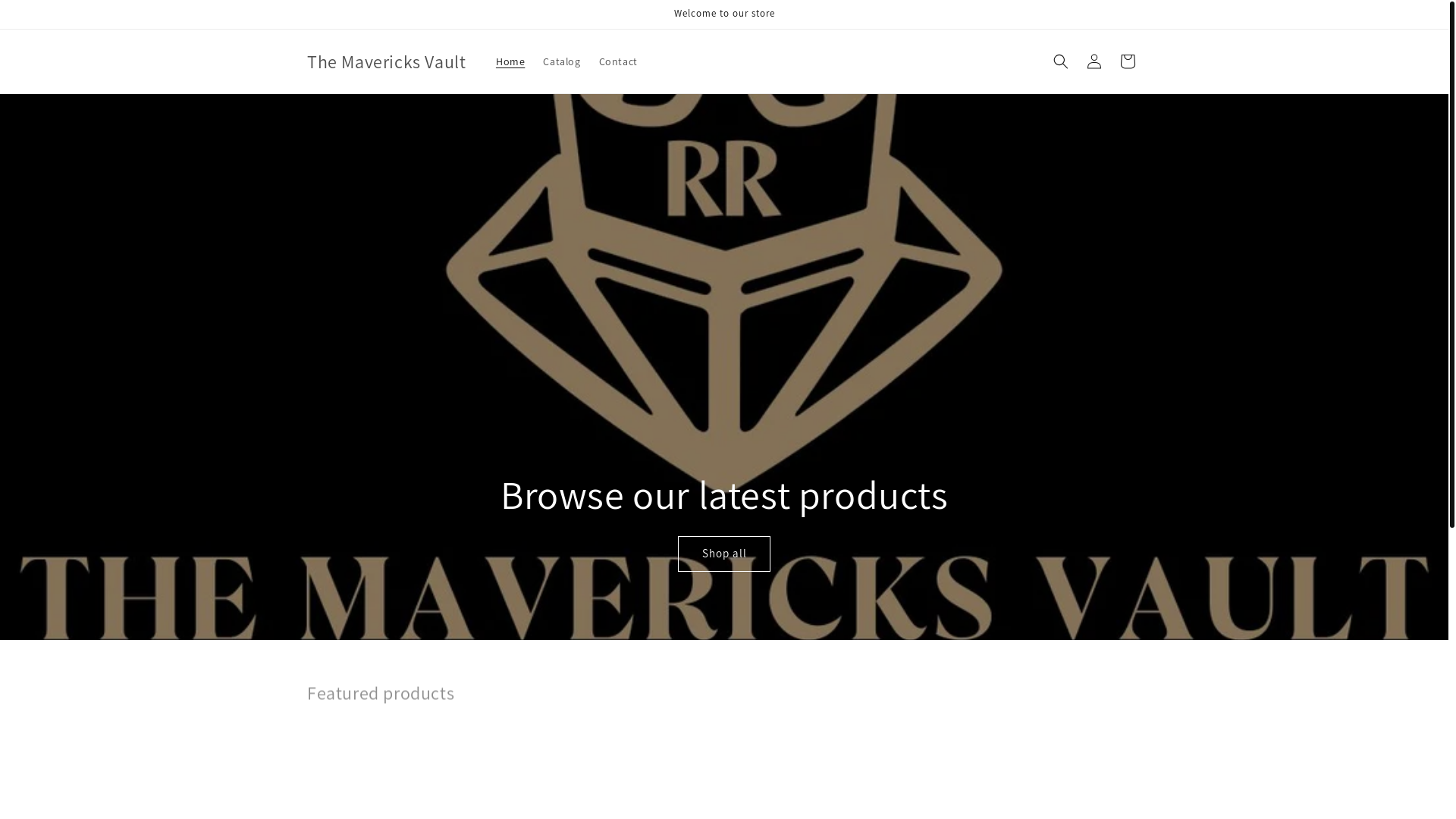 website screenshot of https://themavericksvault.com/