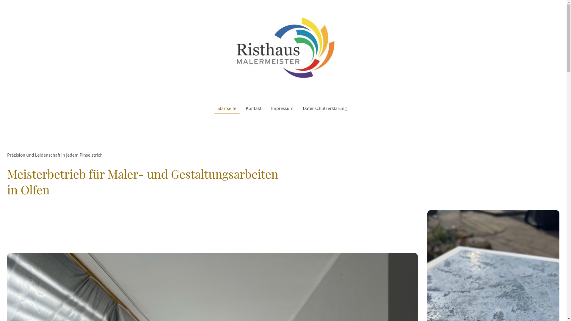website screenshot of https://malermeisterristhaus.com/