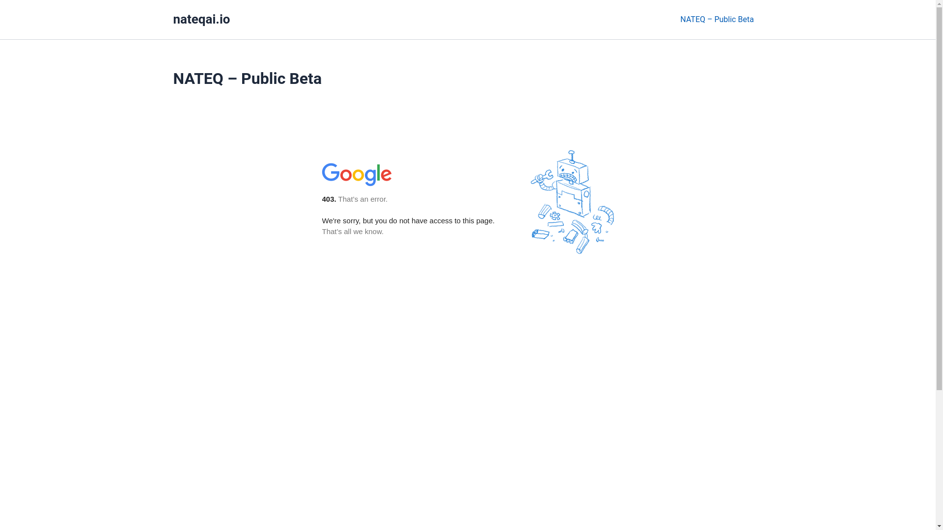 website screenshot of https://nateqai.io/