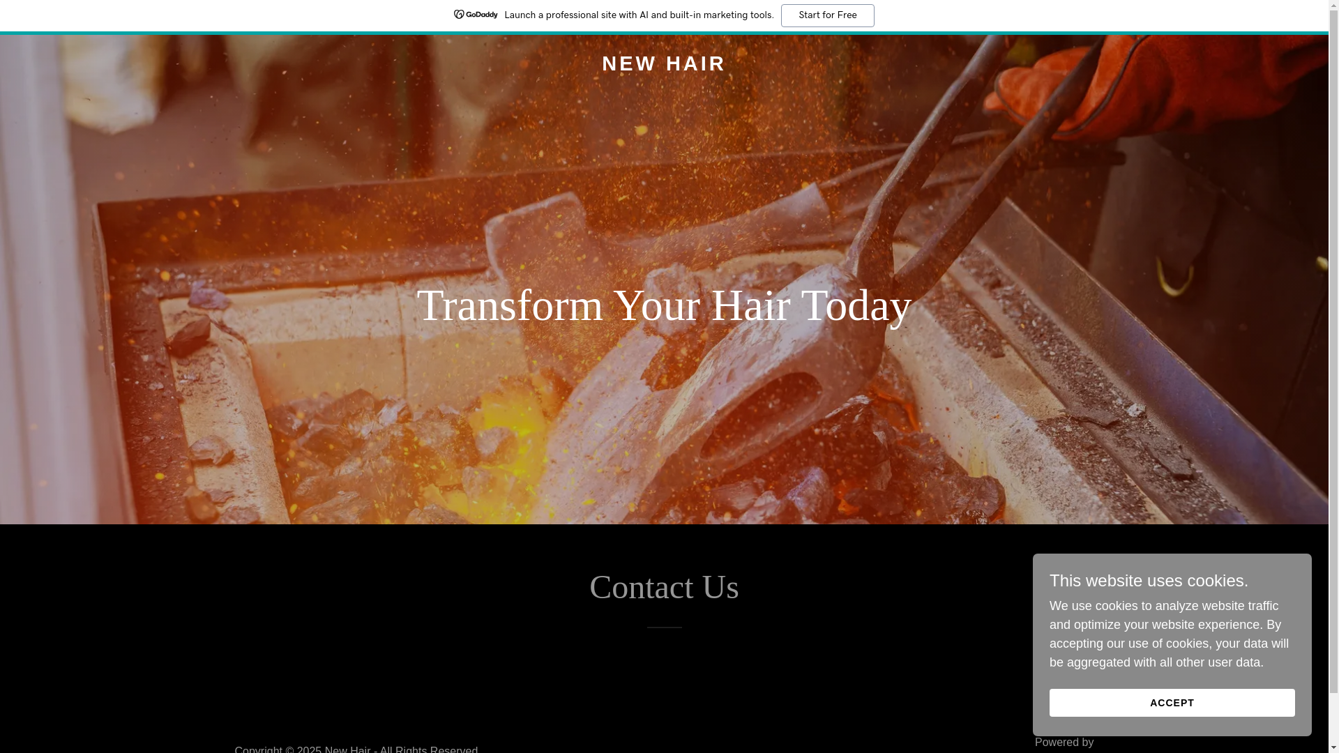 website screenshot of https://newhair.ai/
