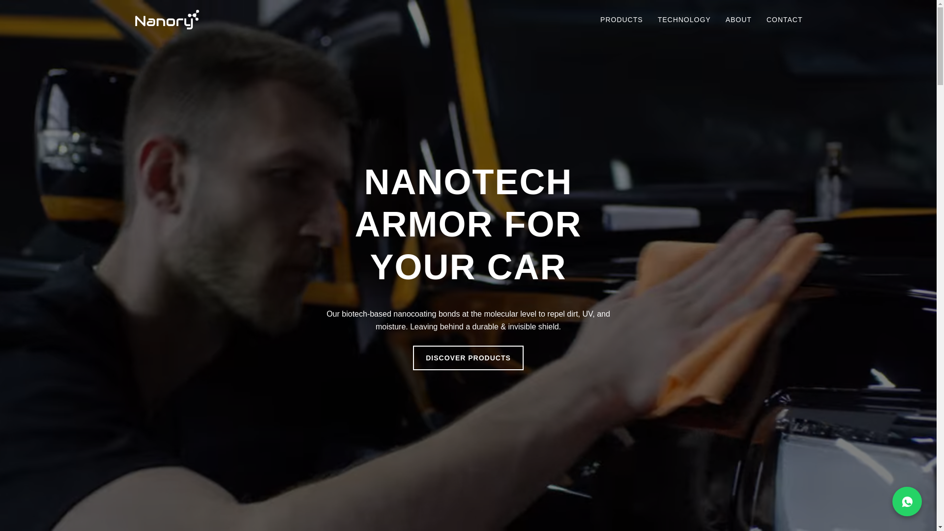 website screenshot of https://nanory.co/