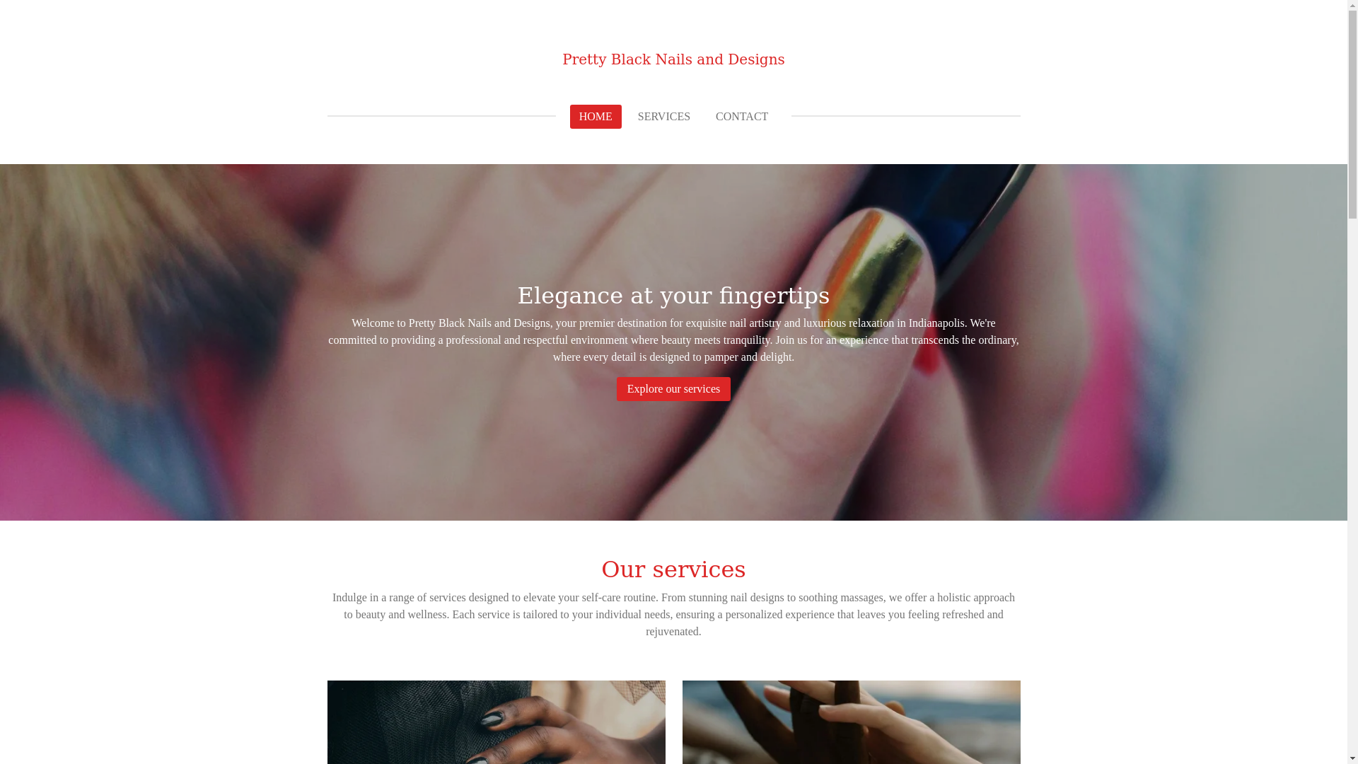 website screenshot of https://pretty-black-nails-and-designs.net/