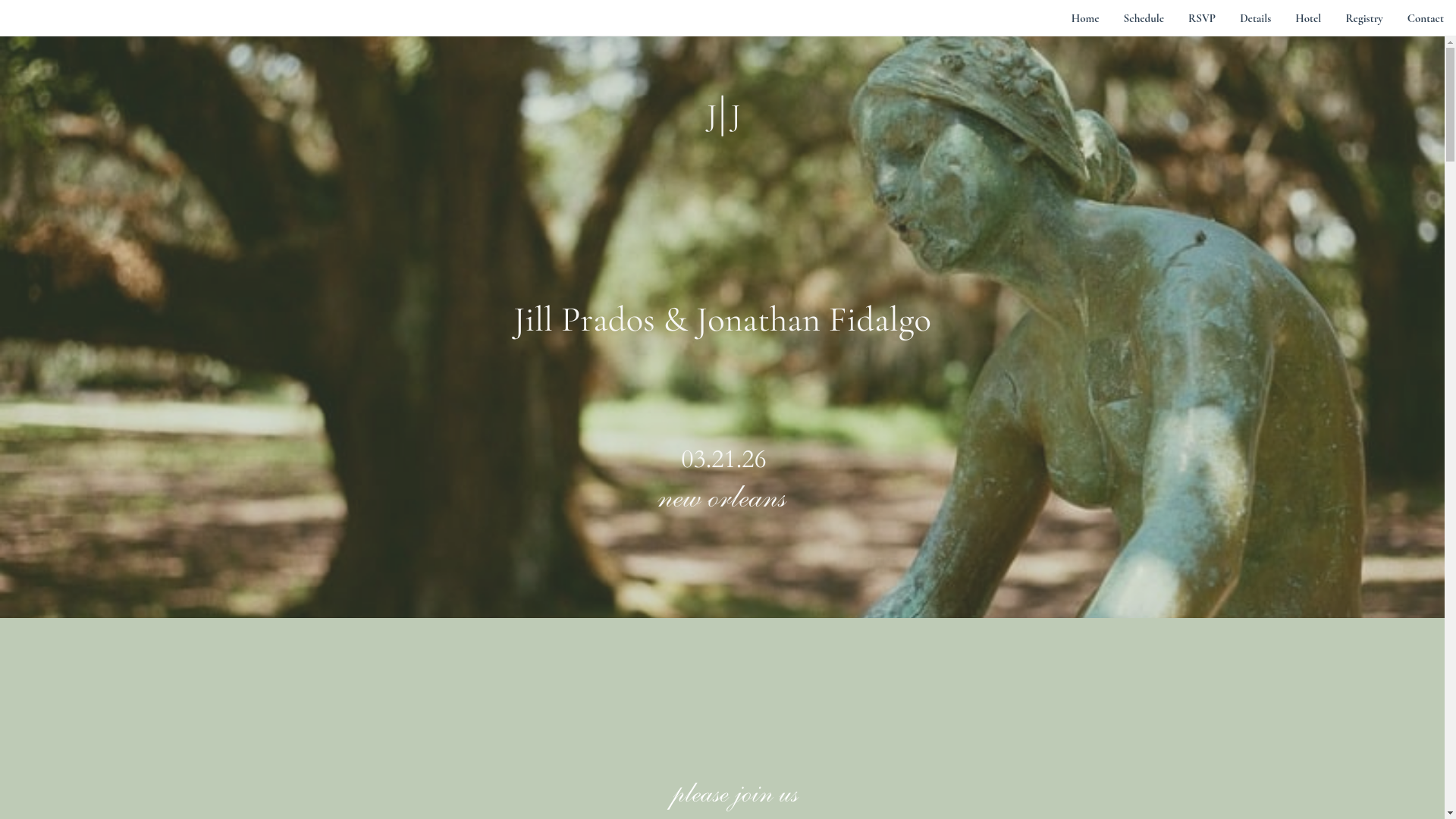 website screenshot of https://jillandjonathan2026.com/