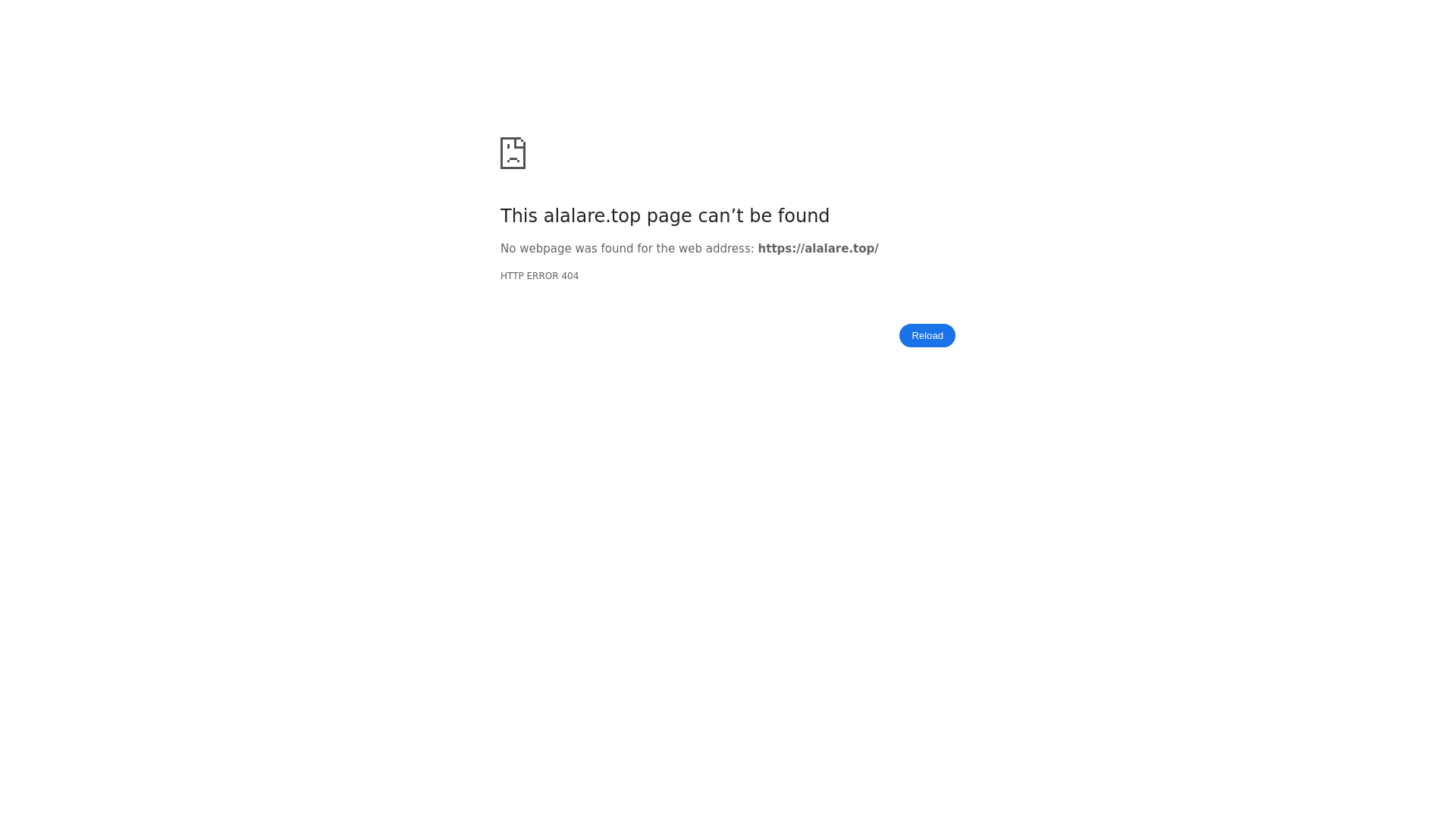 website screenshot of https://alalare.top/