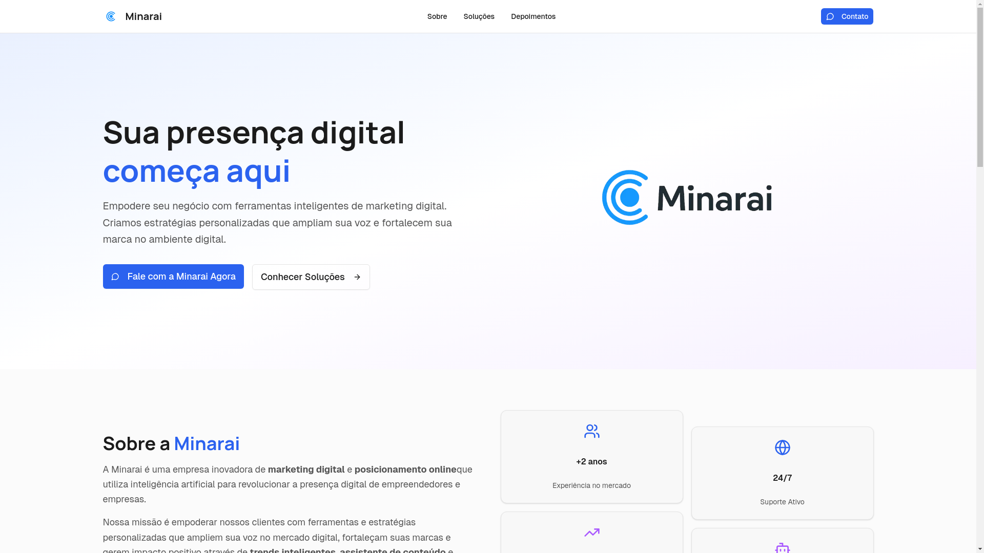 website screenshot of https://minarai.app/