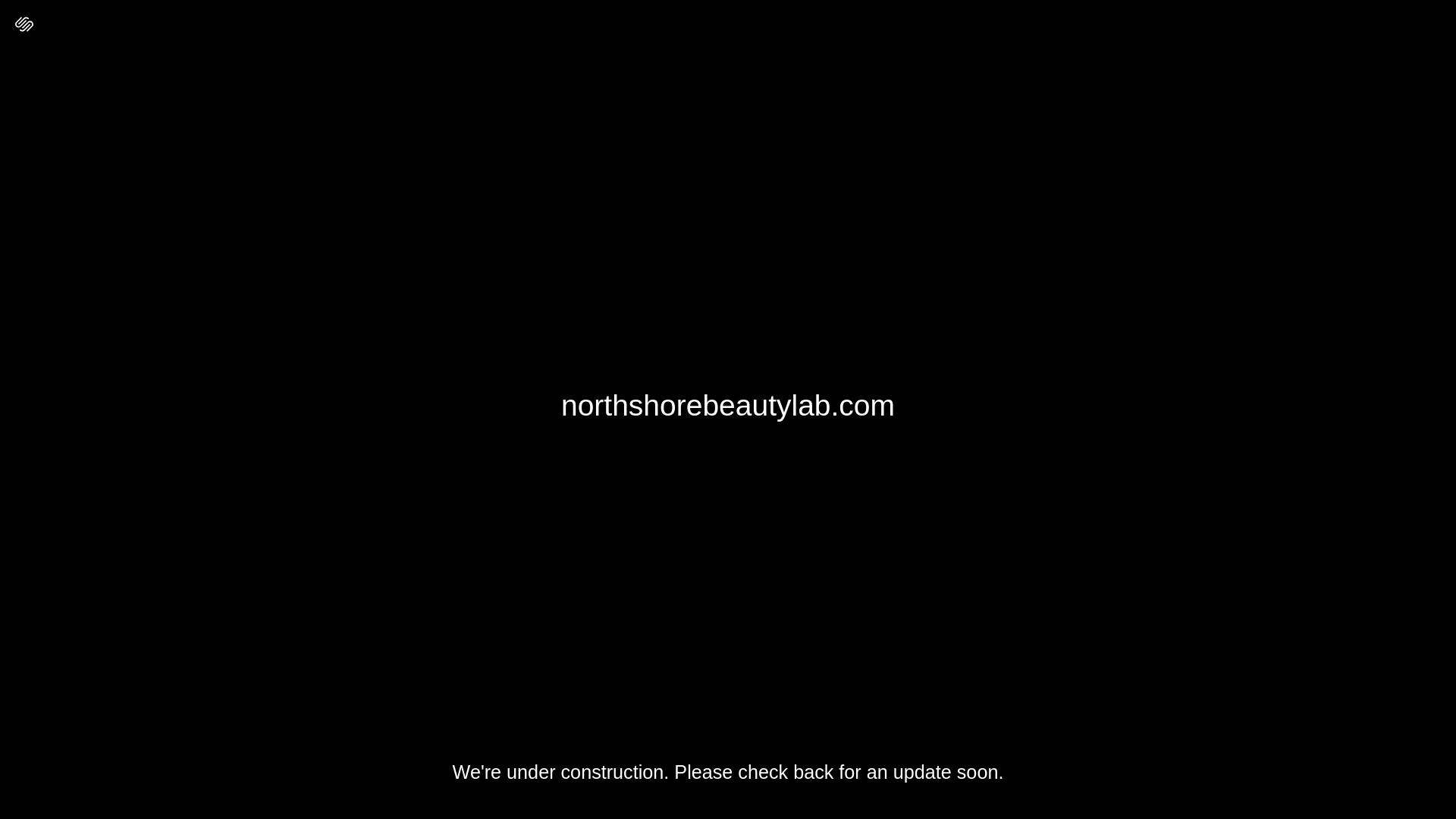 website screenshot of https://northshorebeautylab.com/
