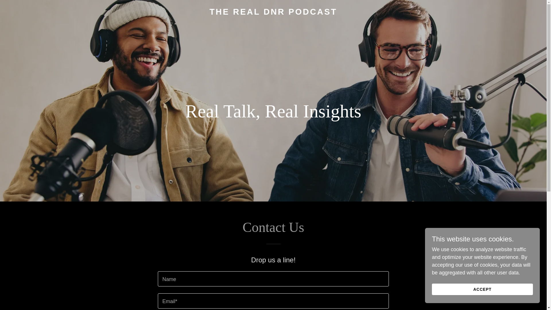 website screenshot of https://therealdnrpod.com/