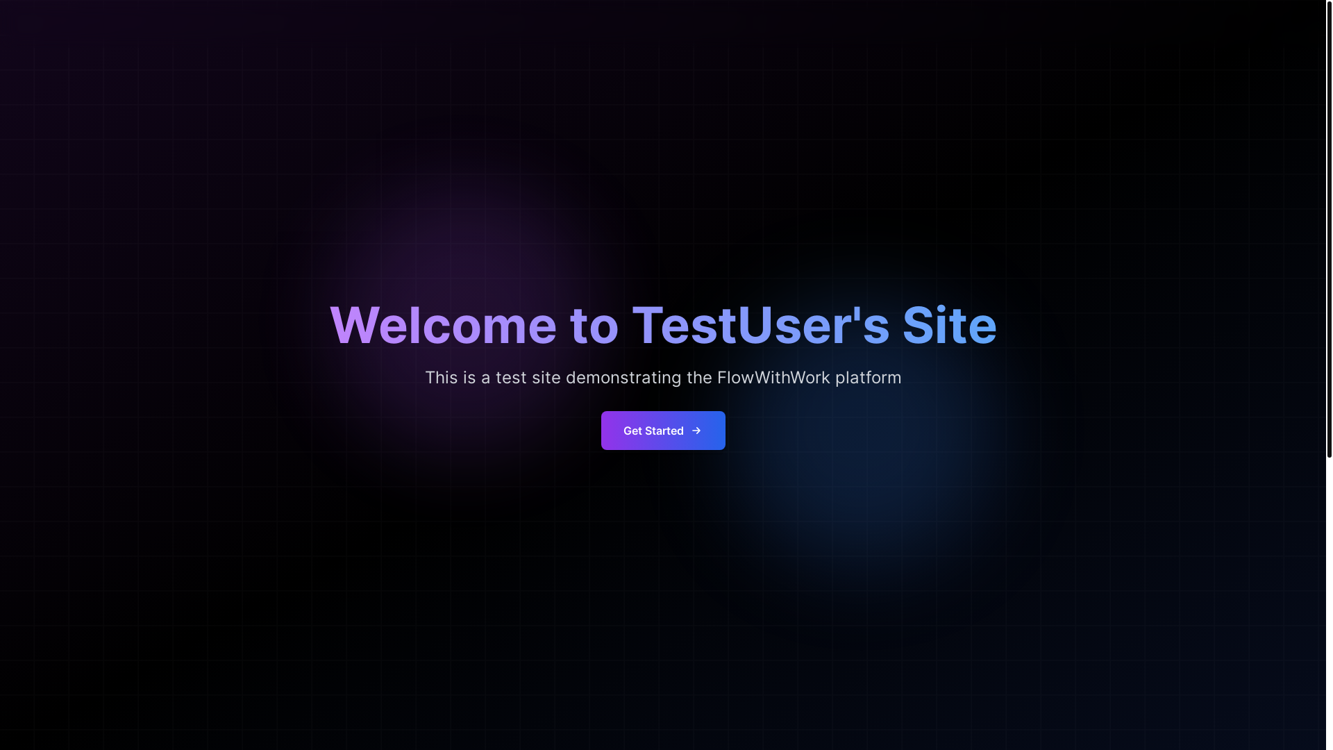 website screenshot of https://flowwithwork-testuser.pages.dev/