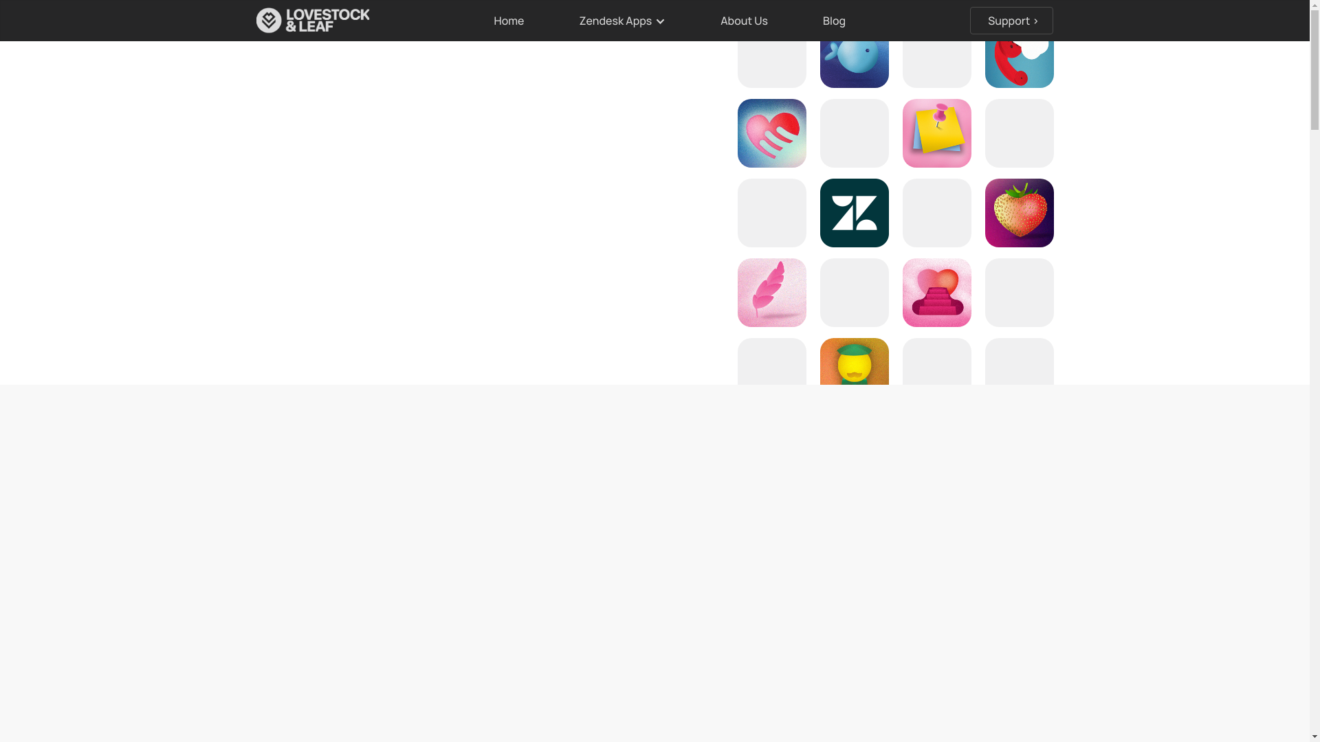 website screenshot of https://lovestockleaf-support-apps.pages.dev/