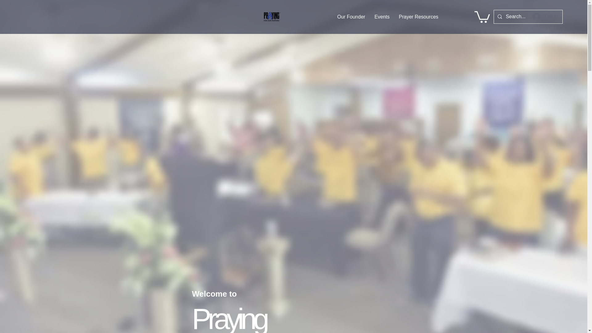 website screenshot of https://prayingforourpastor.org/
