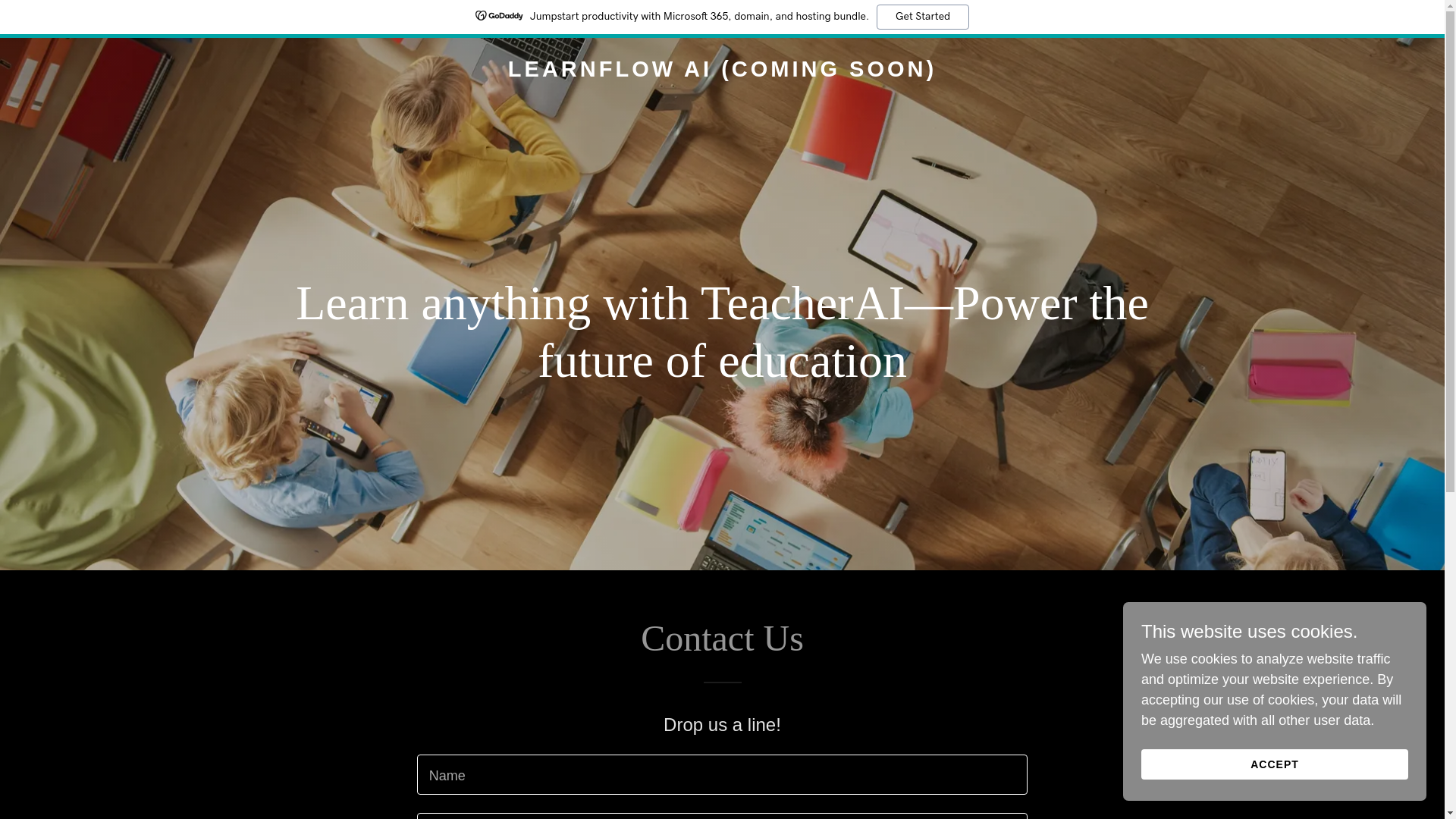 website screenshot of https://learnflowai.net/