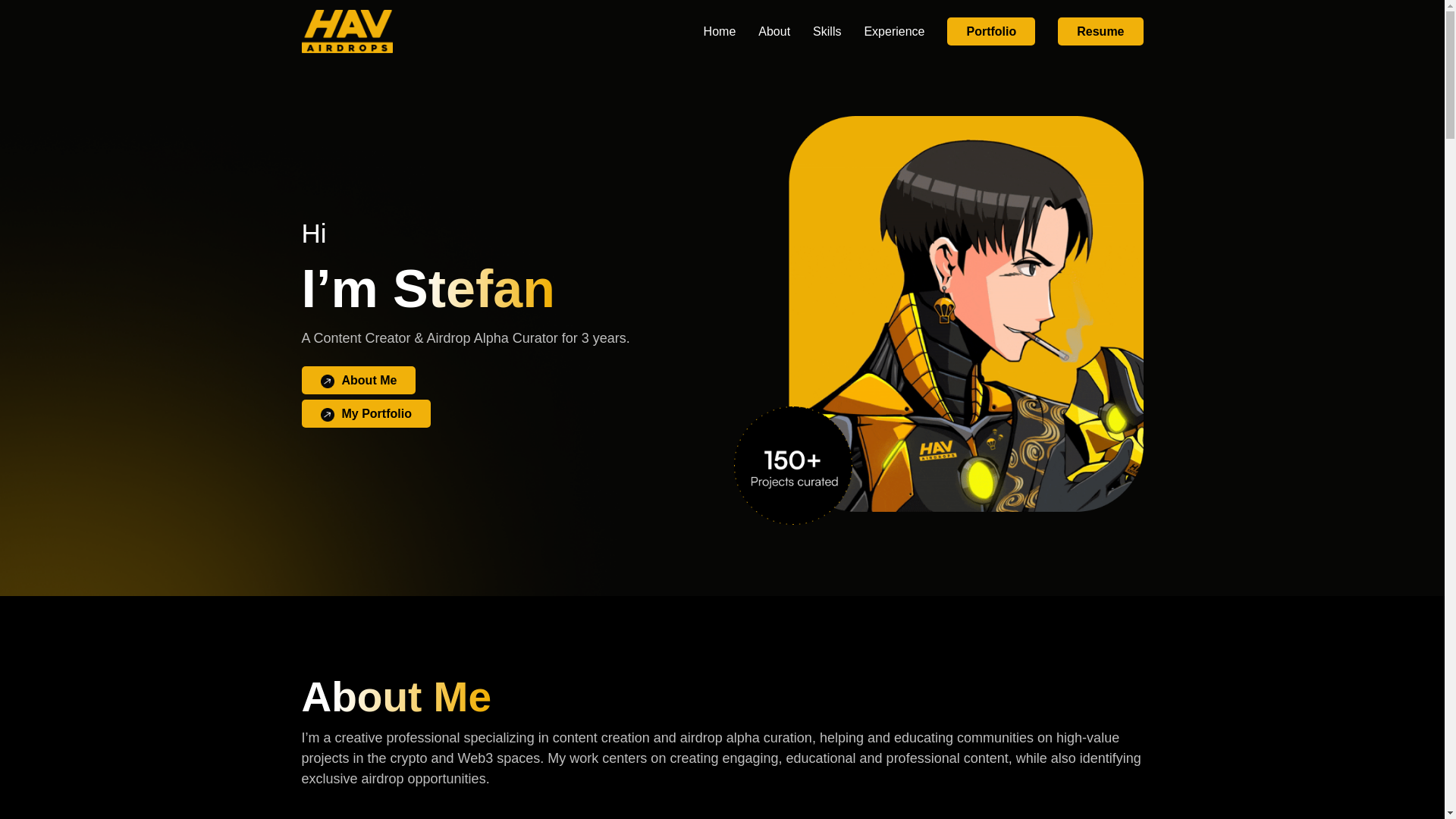website screenshot of https://havcaaren.site/
