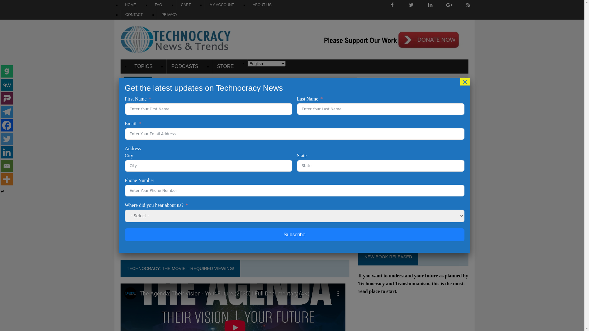 website screenshot of http://technocracy.news