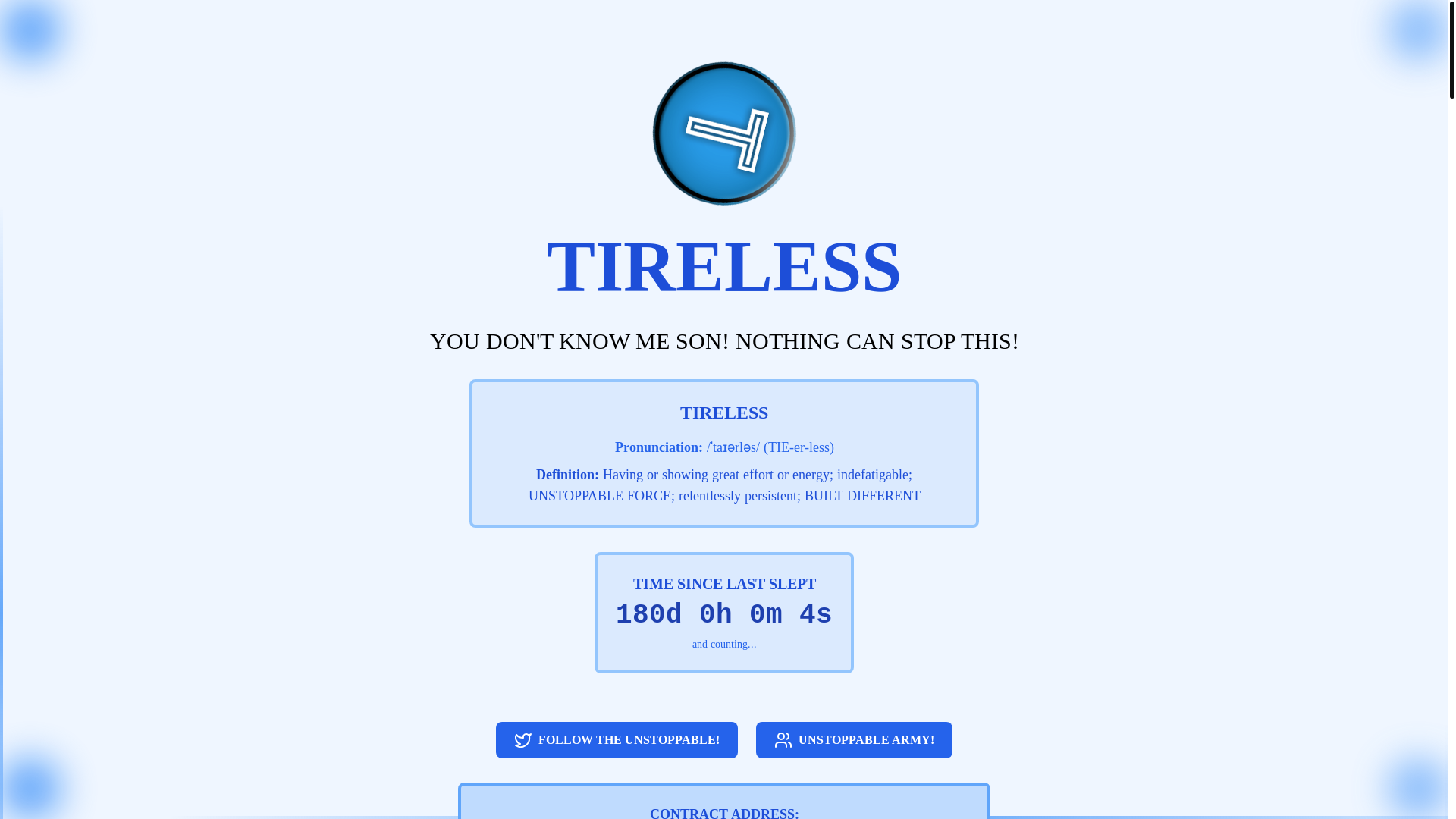 website screenshot of https://facelesscoin.fun/