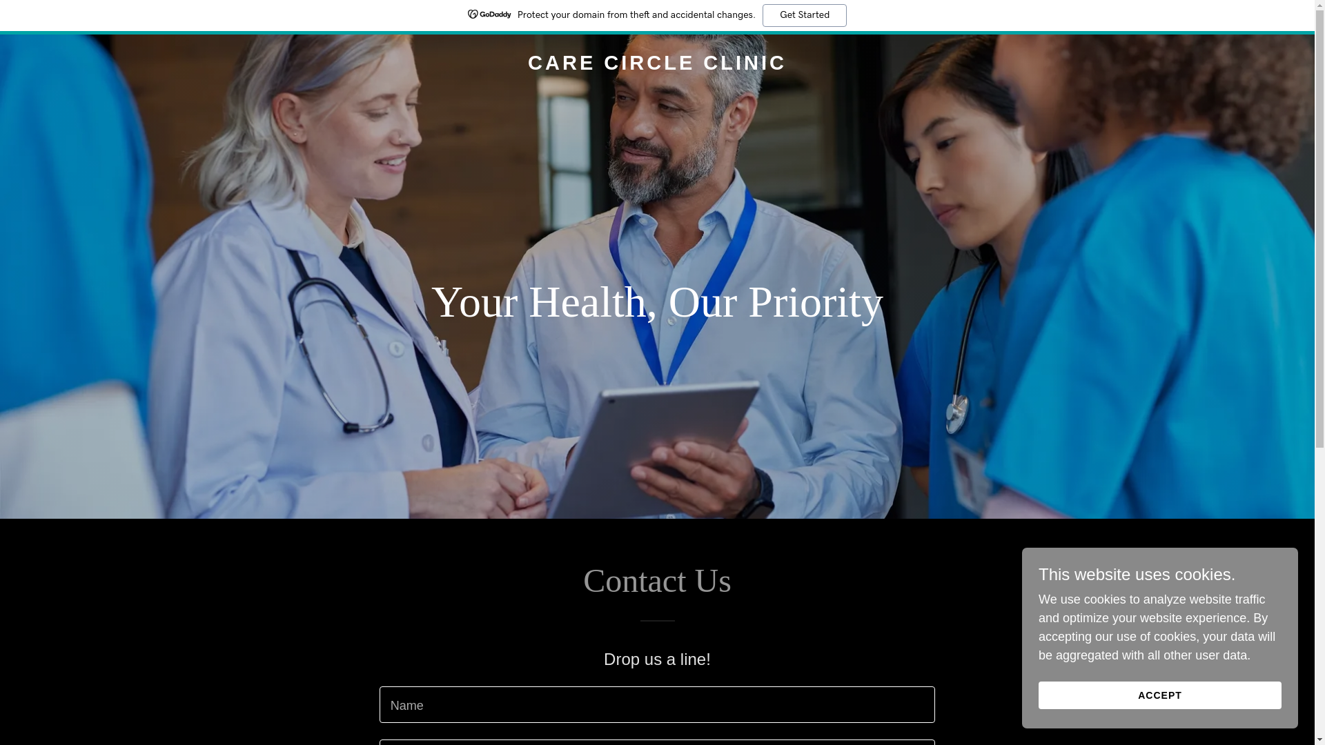 website screenshot of https://carecircleclinic.com/