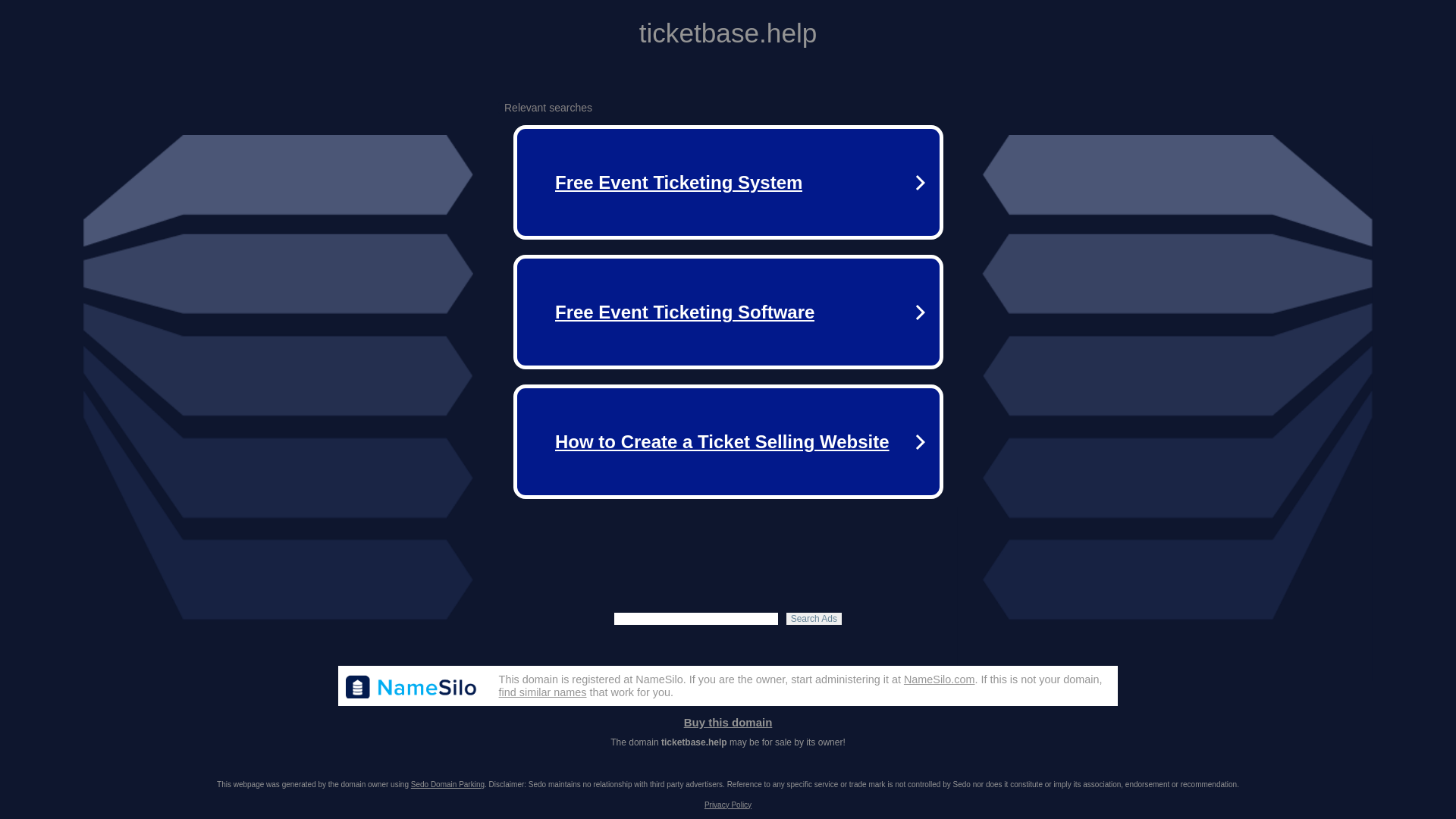 website screenshot of https://ticketbase.help/