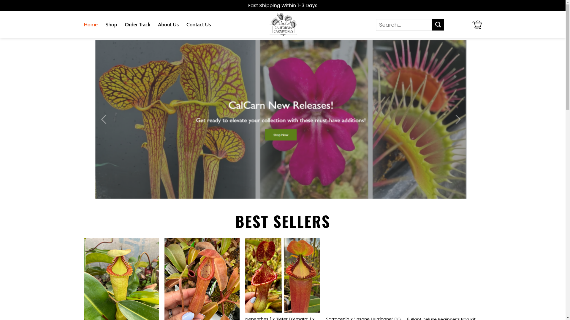 website screenshot of https://halocaliforniacarnivores.shop/
