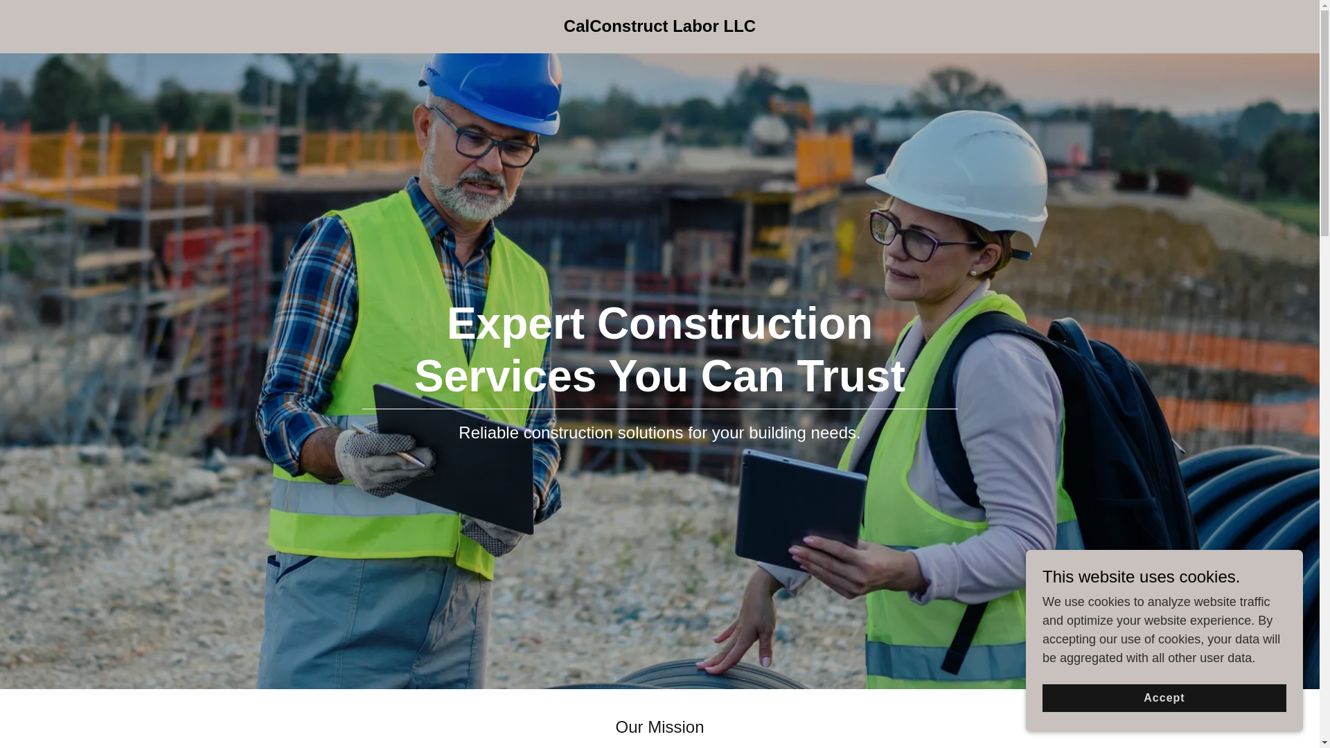 website screenshot of https://calconstructlaborllc.com/