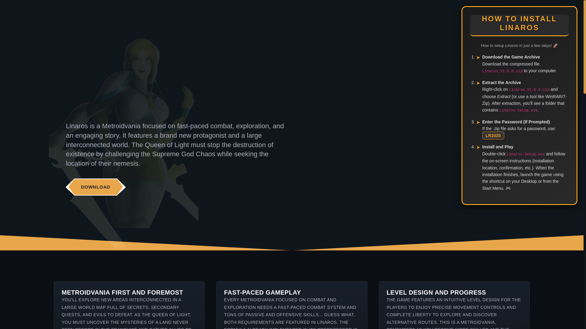website screenshot of https://linaros.com/