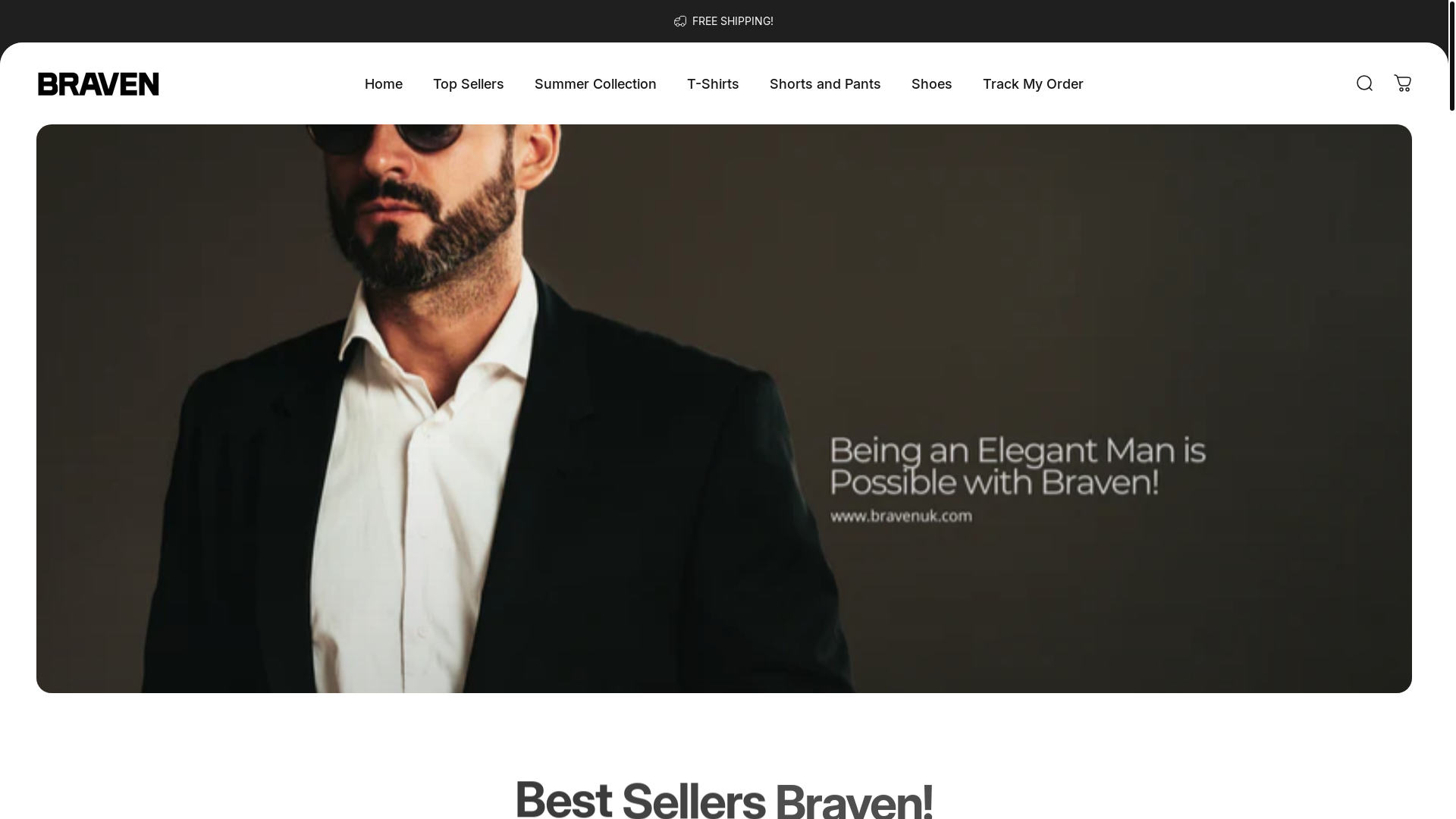 website screenshot of https://bravengr.site/