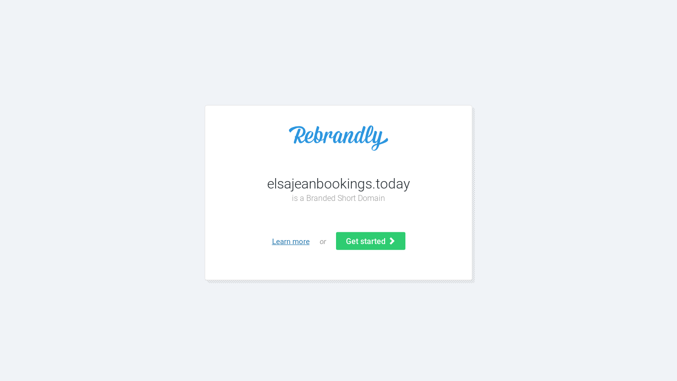 website screenshot of https://elsajeanbookings.today/