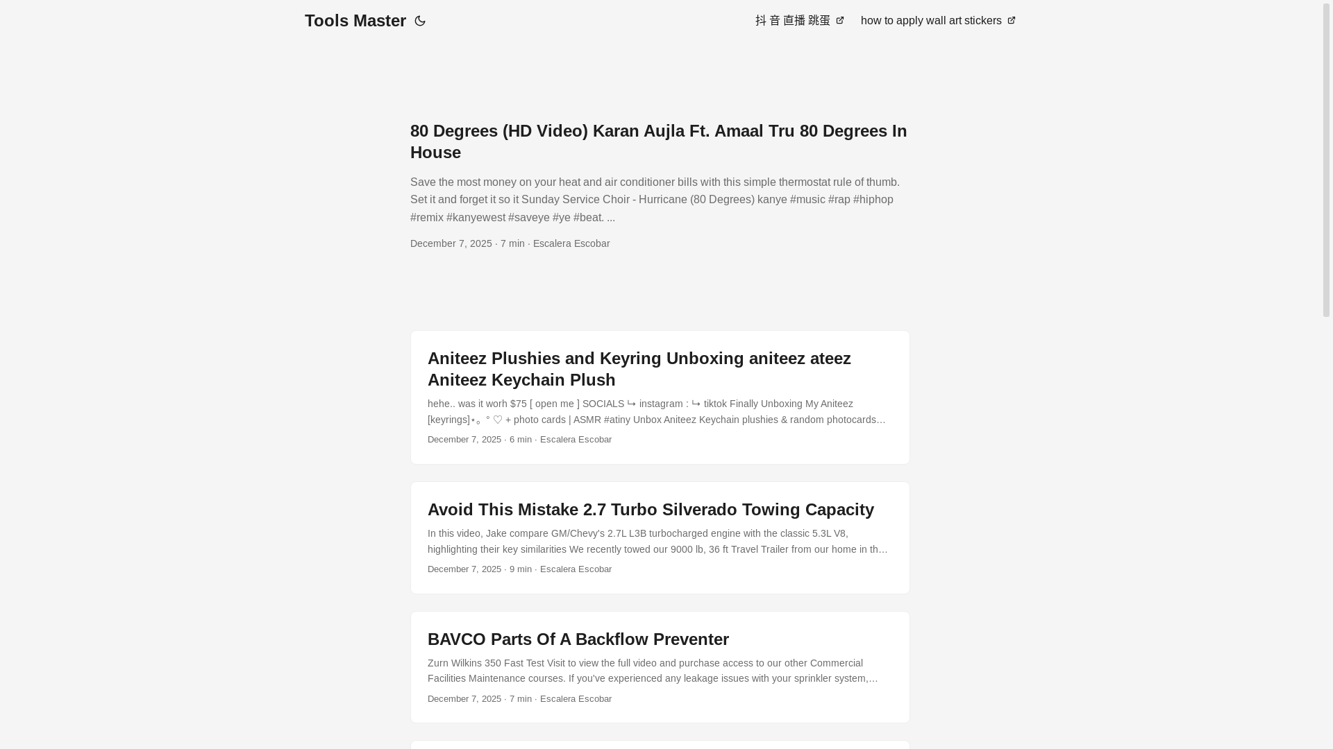 website screenshot of https://toolsmaster.pages.dev/