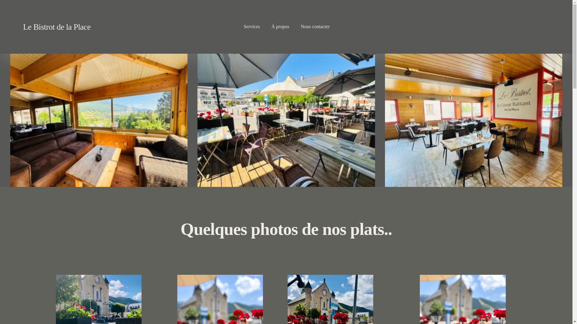 website screenshot of https://lebistrot-delaplace.fr/