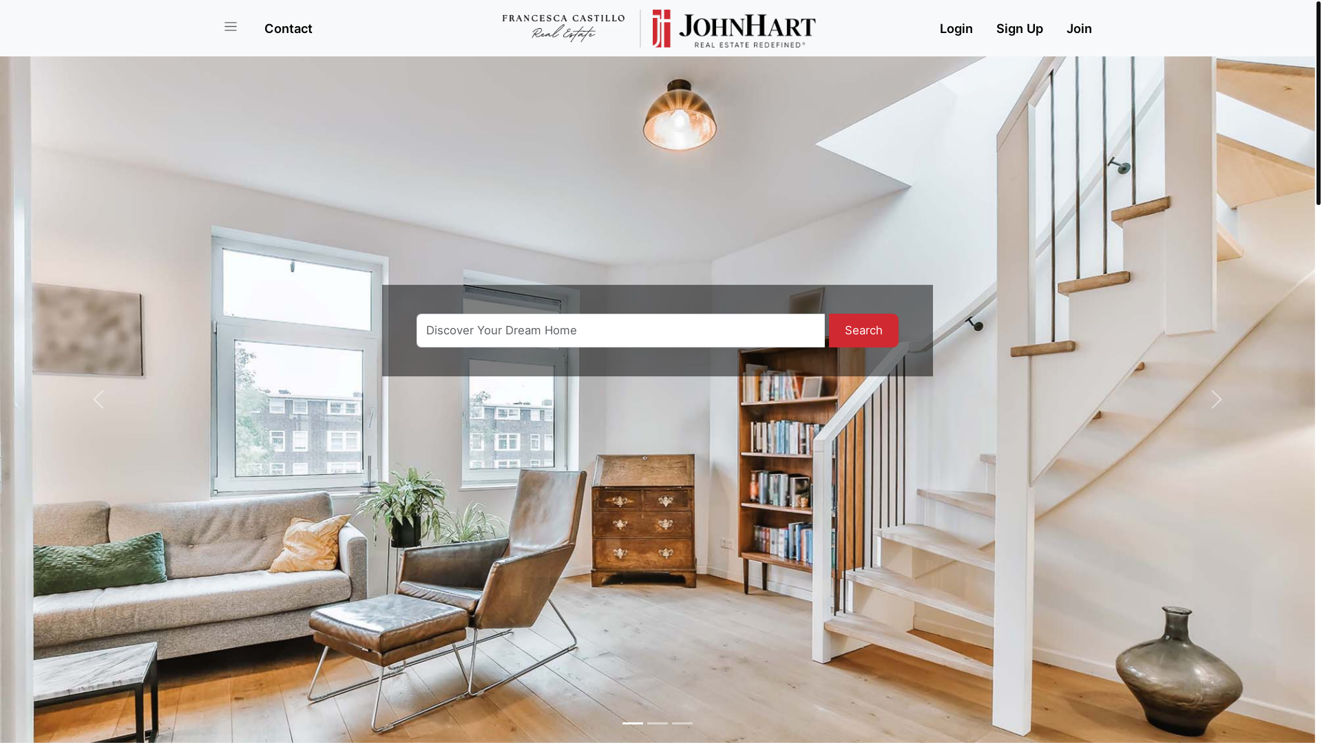 website screenshot of https://myagentfrancesca.com/