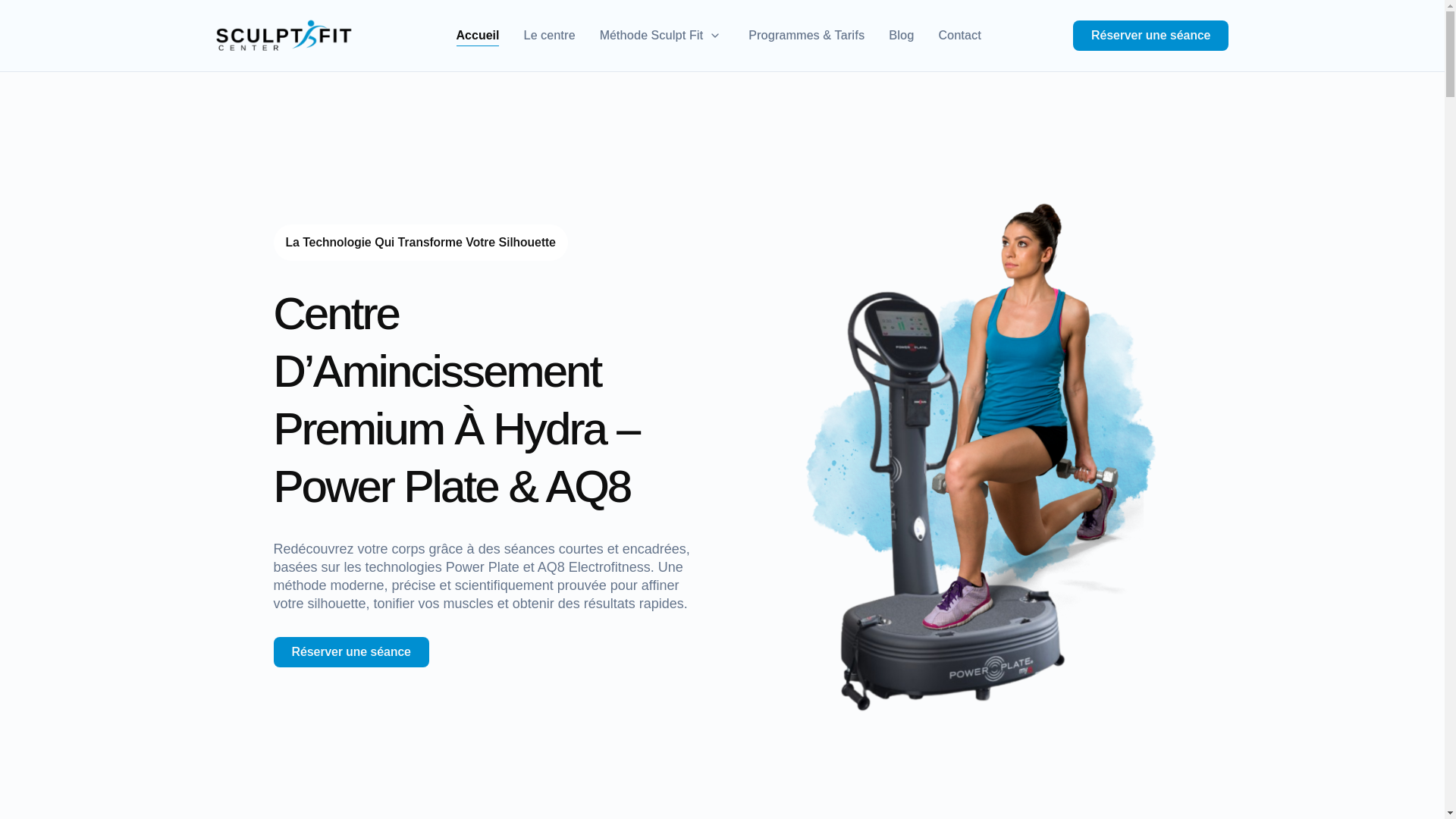 website screenshot of https://sculptfitcenter.com/