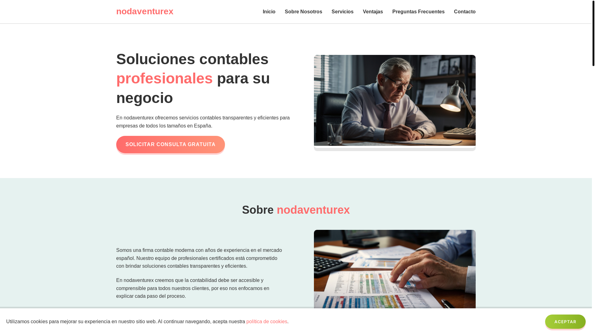 website screenshot of https://nodaventurex.com/
